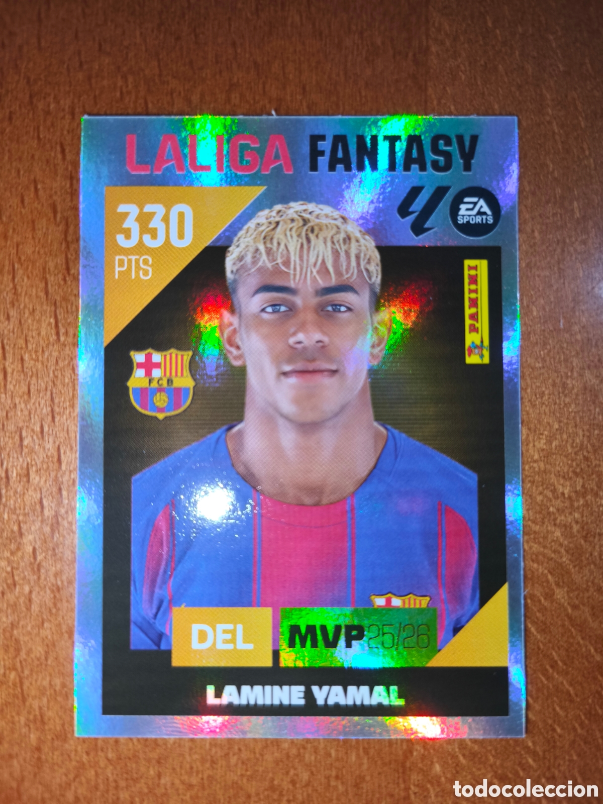 Cromos de f&uacute;tbol: Lamine Yamal n&deg;5 LALIGA FANTASY liga este 26/27 Barcelona