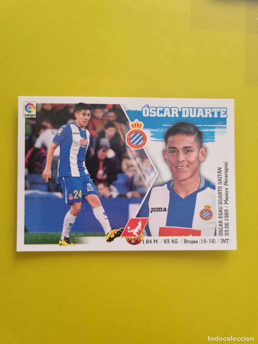 Cromos de f&uacute;tbol: MERCADO INVIERNO ACTUALIZACION ESTE 15 16 2015 2016 SIN PEGAR OSCAR DUARTE ESPA&Ntilde;OL N&ordm;12 AR926