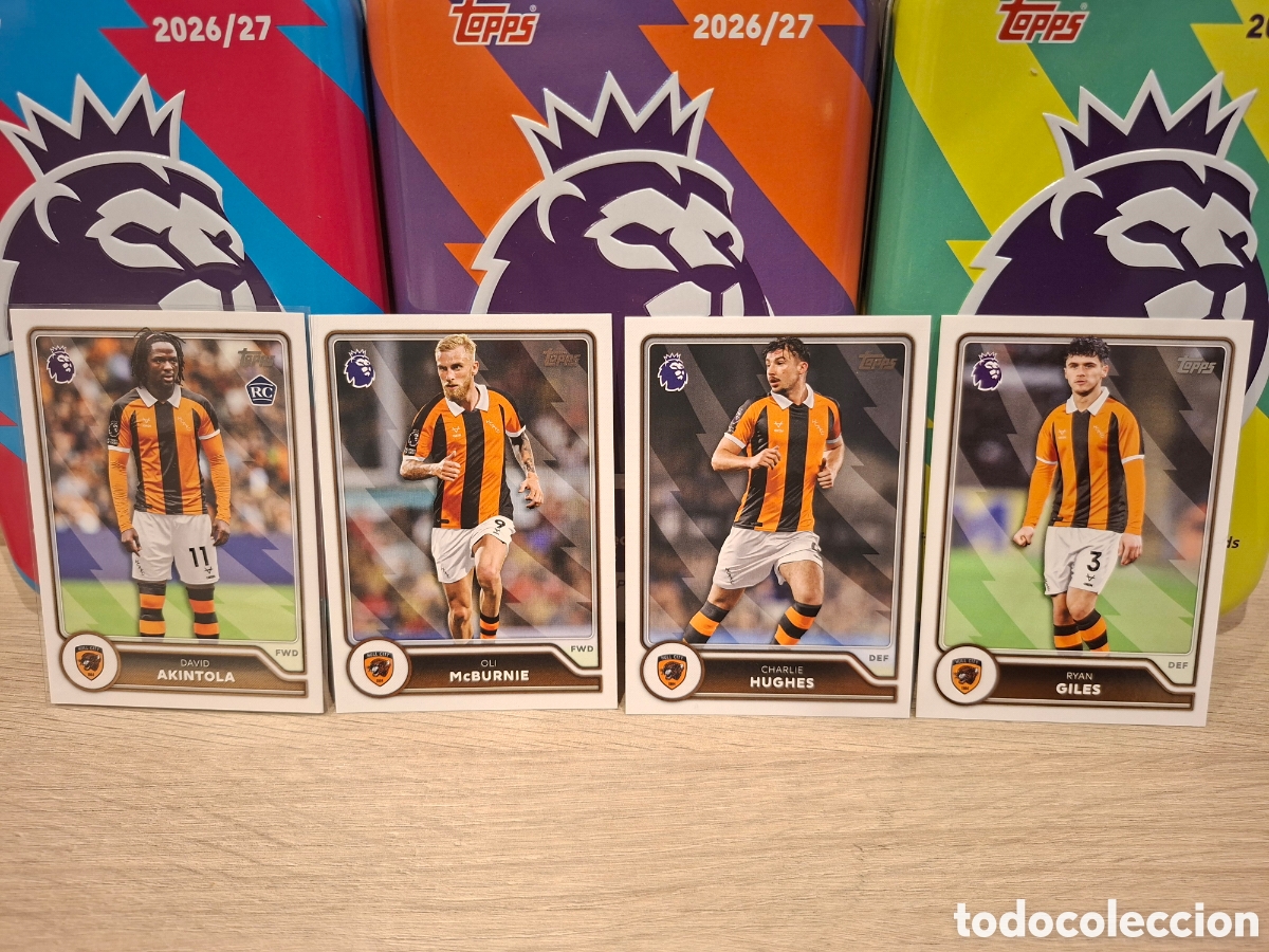 Cromos de f&uacute;tbol: Hull City Topps Flagship edition Premier League