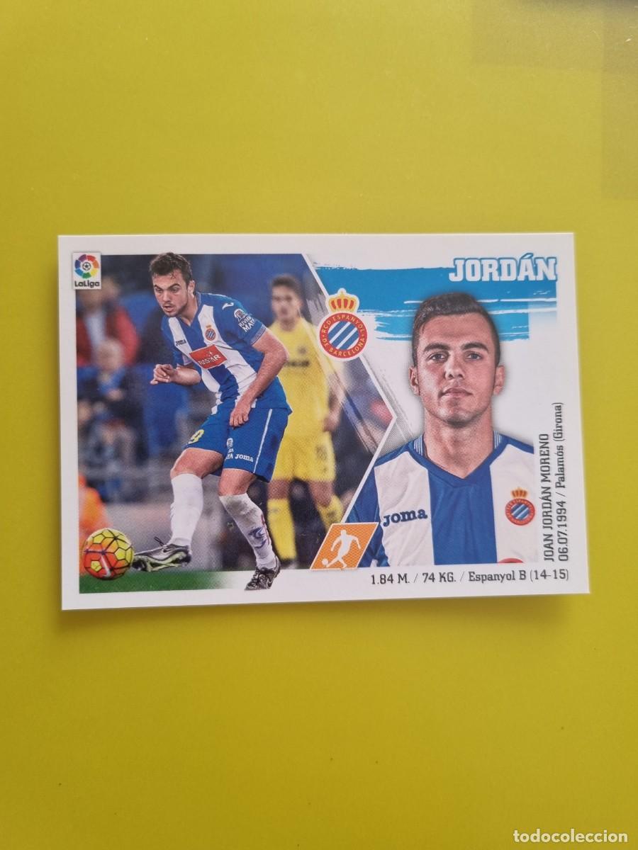 Cromos de f&uacute;tbol: MERCADO INVIERNO ACTUALIZACION ESTE 15 16 2015 2016 SIN PEGAR JORDAN ESPA&Ntilde;OL N&ordm;13 AR926