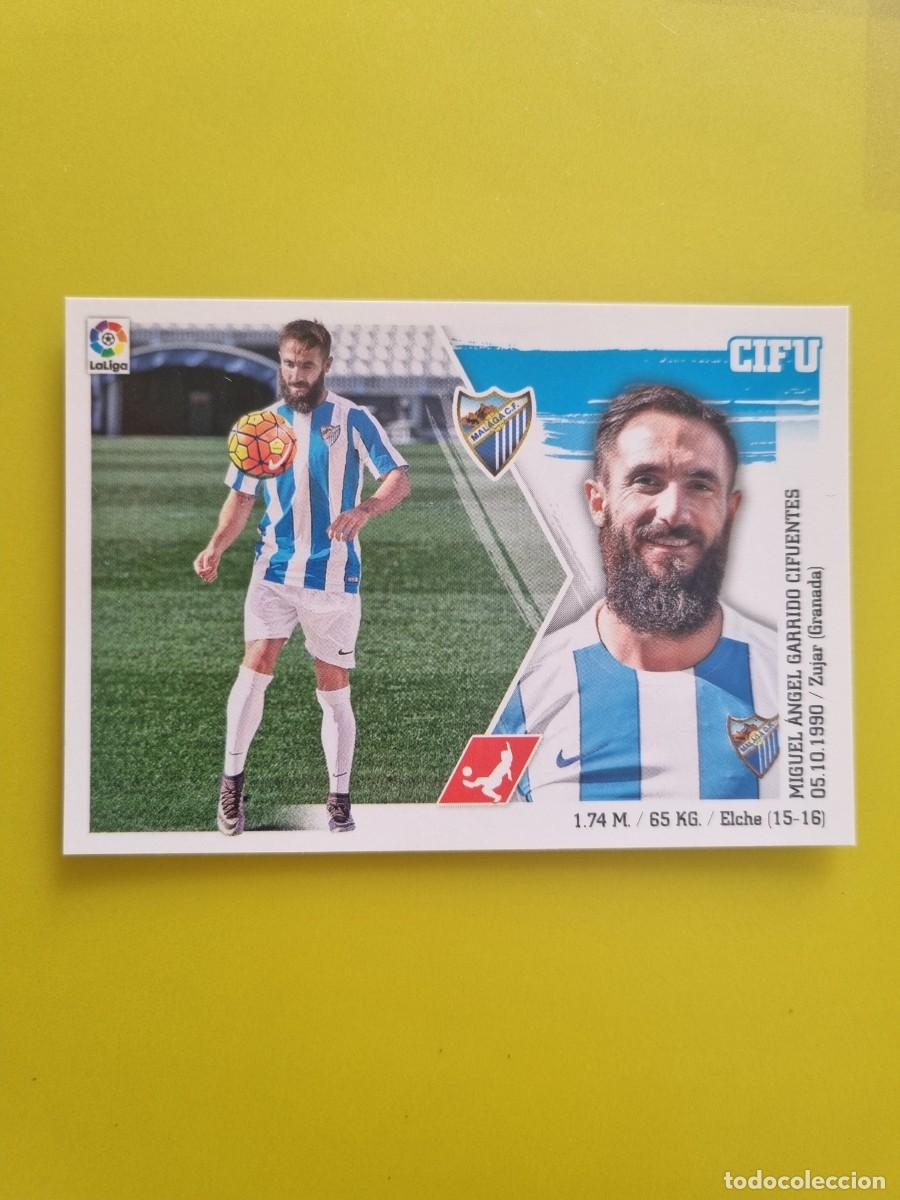 Cromos de f&uacute;tbol: MERCADO INVIERNO ACTUALIZACION ESTE 15 16 2015 2016 SIN PEGAR CIFU MALAGA N&ordm;24 AR926