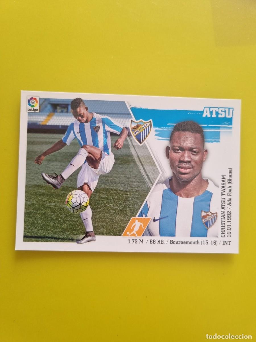 Cromos de f&uacute;tbol: MERCADO INVIERNO ACTUALIZACION ESTE 15 16 2015 2016 SIN PEGAR ATSU MALAGA N&ordm;25 AR926