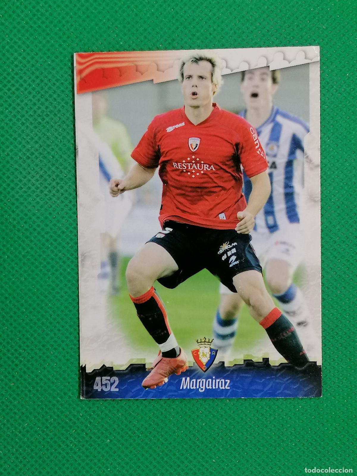 Cromos de f&uacute;tbol: 452 MARGAIRAZ OSASUNA ⚽ MUNDICROMO LAS FICHAS DE LA LIGA 08 09 2008 2009 ⚽