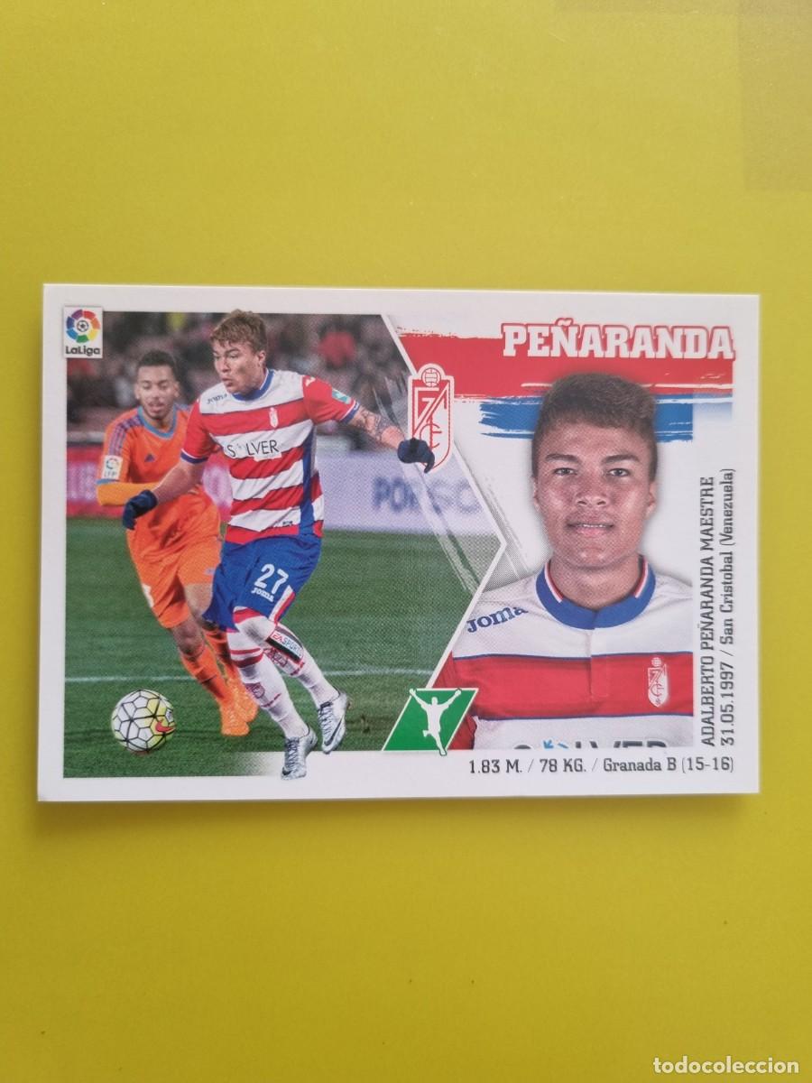 Cromos de f&uacute;tbol: MERCADO INVIERNO ACTUALIZACION ESTE 15 16 2015 2016 SIN PEGAR PE&Ntilde;ARANDA GRANADA N&ordm;16 AR926