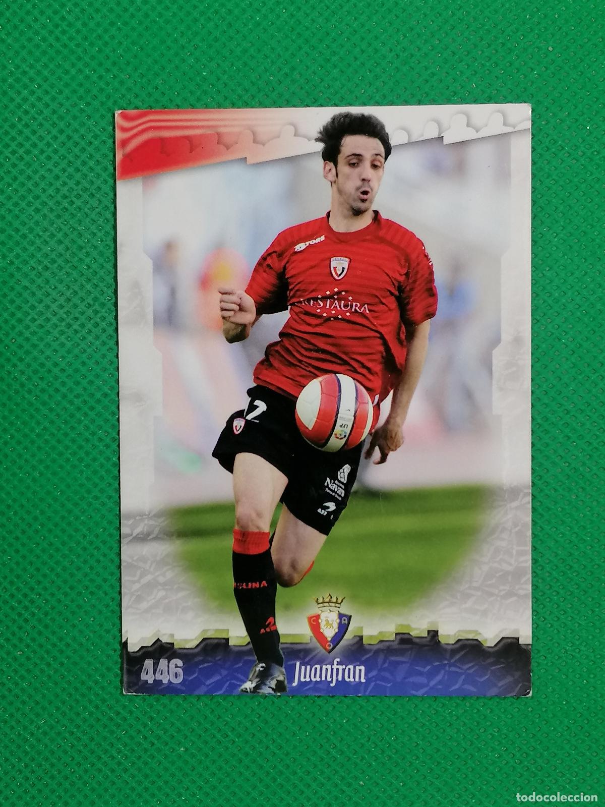 Figurine di Calcio: 446 JUANFRAN OSASUNA ⚽ MUNDICROMO LAS FICHAS DE LA LIGA 08 09 2008 2009 ⚽