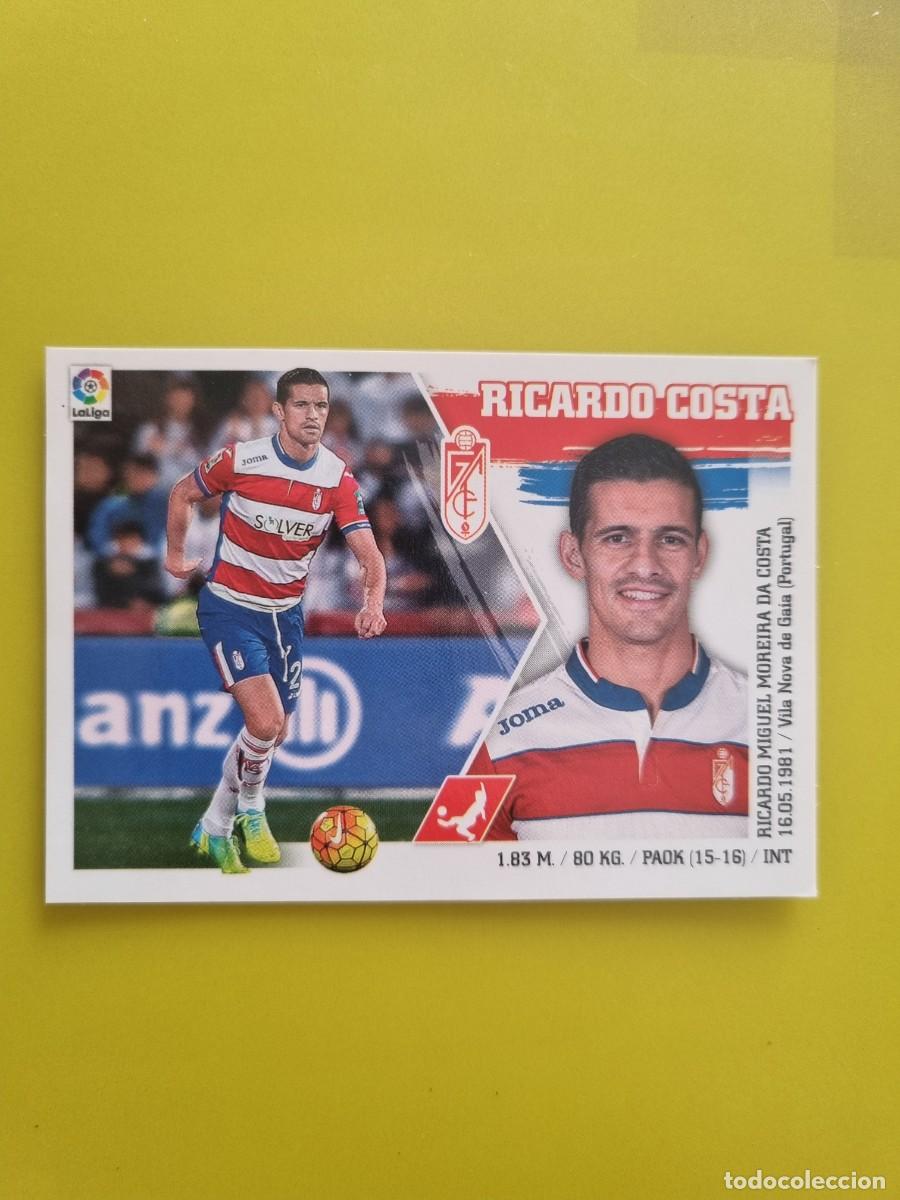 Figurine di Calcio: MERCADO INVIERNO ACTUALIZACION ESTE 15 16 2015 2016 SIN PEGAR RICARDO COSTA GRANADA N&ordm;14 AR926