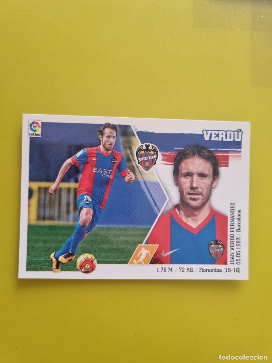 Figurine di Calcio: MERCADO INVIERNO ACTUALIZACION ESTE 15 16 2015 2016 SIN PEGAR VERDU LEVANTE N&ordm;21 AR926