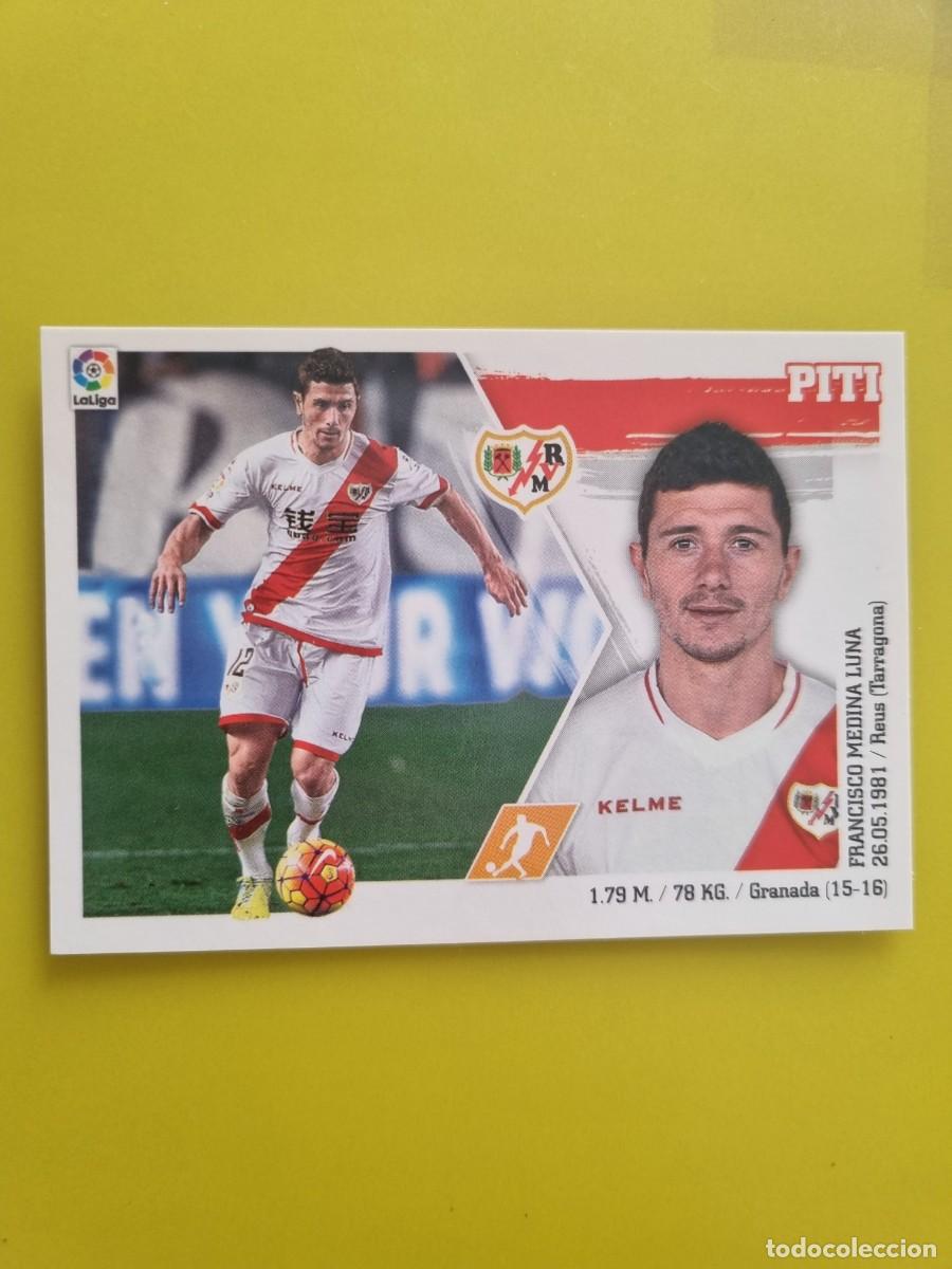 Cromos de f&uacute;tbol: MERCADO INVIERNO ACTUALIZACION ESTE 15 16 2015 2016 SIN PEGAR PITI RAYO VALLECANO N&ordm;31 AR926