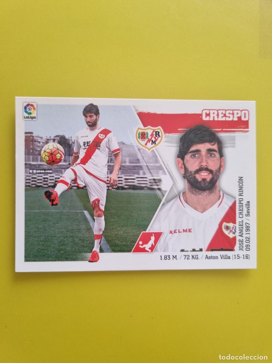Cromos de f&uacute;tbol: MERCADO INVIERNO ACTUALIZACION ESTE 15 16 2015 2016 SIN PEGAR CRESPO RAYO VALLECANO N&ordm;29 AR926