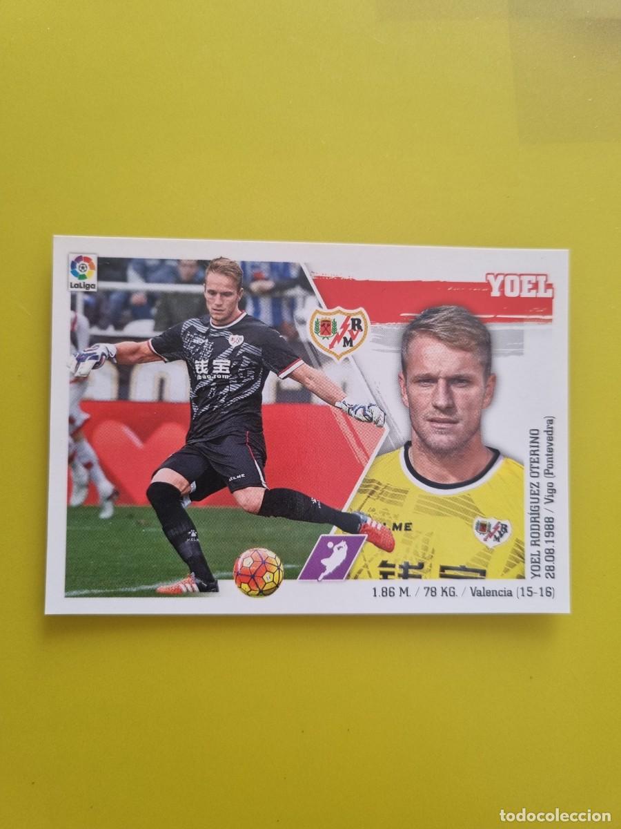 Cromos de f&uacute;tbol: MERCADO INVIERNO ACTUALIZACION ESTE 15 16 2015 2016 SIN PEGAR YOEL RAYO VALLECANO N&ordm;28 AR926