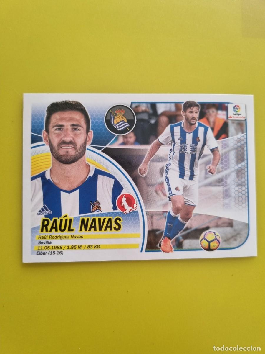 Cromos de f&uacute;tbol: MERCADO INVIERNO ACTUALIZACION ESTE 16 17 2016 2017 SIN PEGAR RAUL NAVAS REAL SOCIEDAD N&ordm;31 AR926