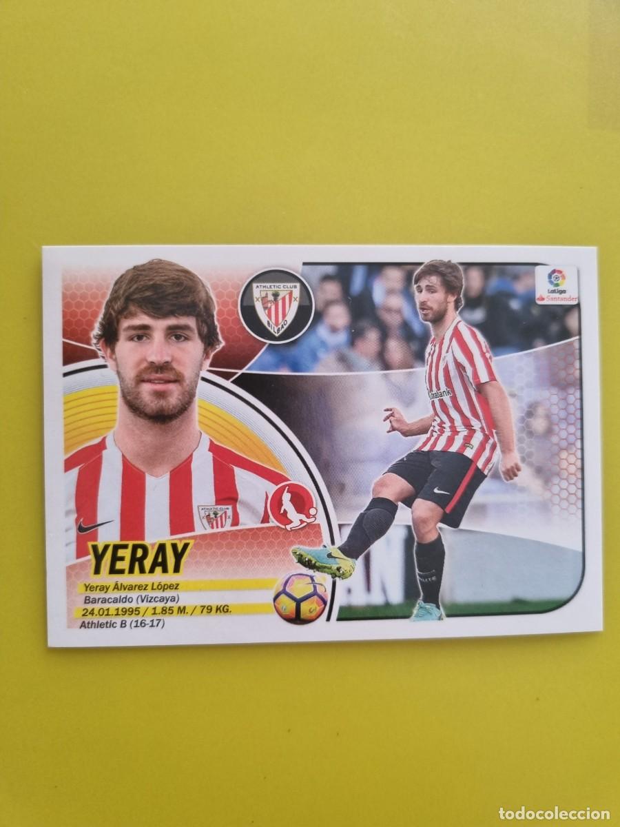 Cromos de f&uacute;tbol: MERCADO INVIERNO ACTUALIZACION ESTE 16 17 2016 2017 SIN PEGAR YERAY ATH BILBAO N&ordm;3 AR926