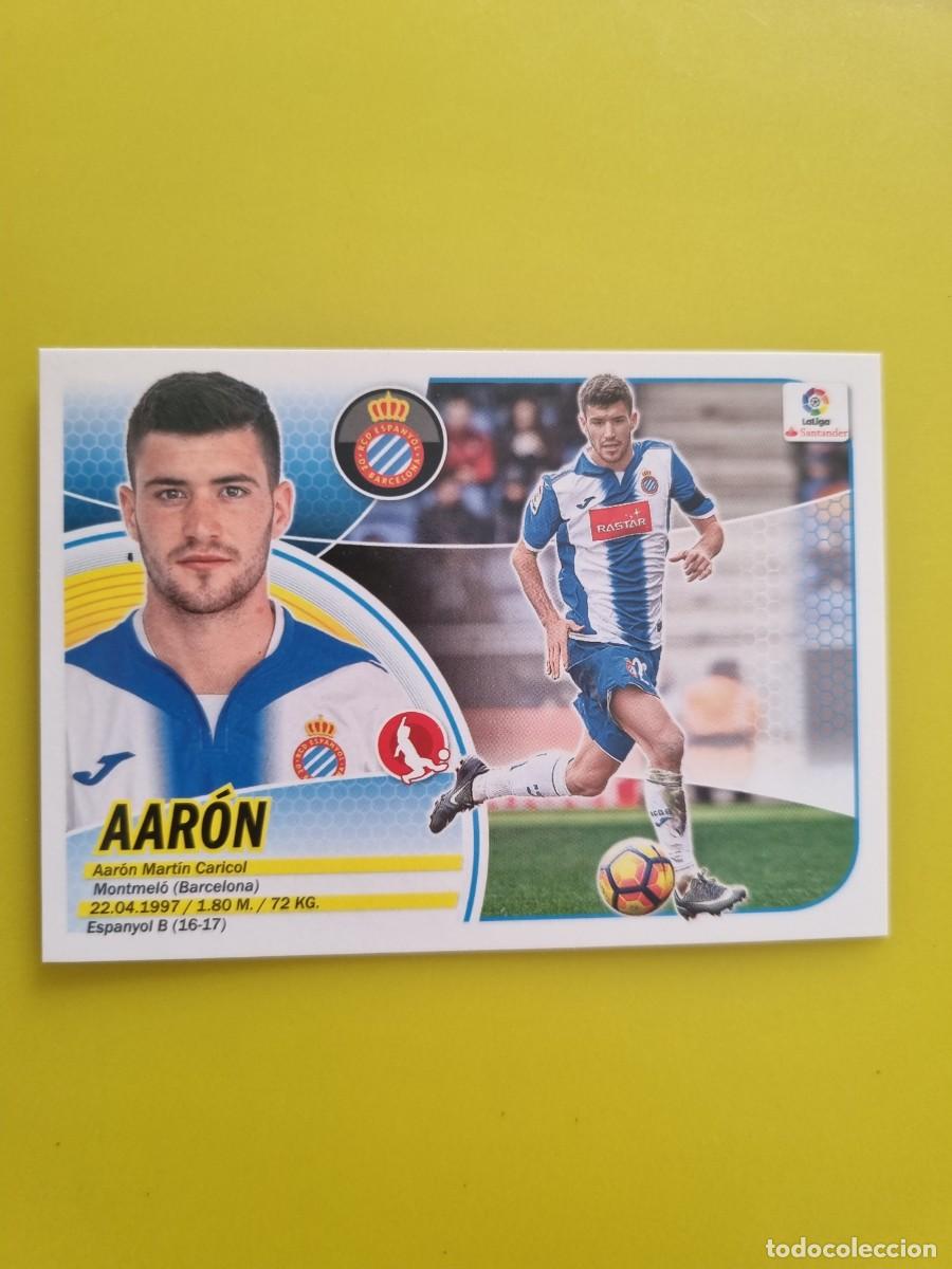 Cromos de f&uacute;tbol: MERCADO INVIERNO ACTUALIZACION ESTE 16 17 2016 2017 SIN PEGAR AARON ESPANYOL N&ordm;10 AR926