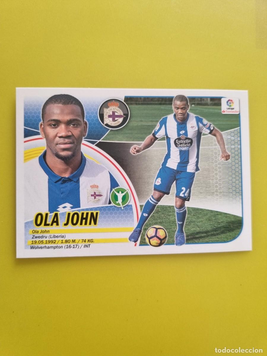 Cromos de f&uacute;tbol: MERCADO INVIERNO ACTUALIZACION ESTE 16 17 2016 2017 SIN PEGAR OLA JOHN DEPORTIVO N&ordm;8 AR926