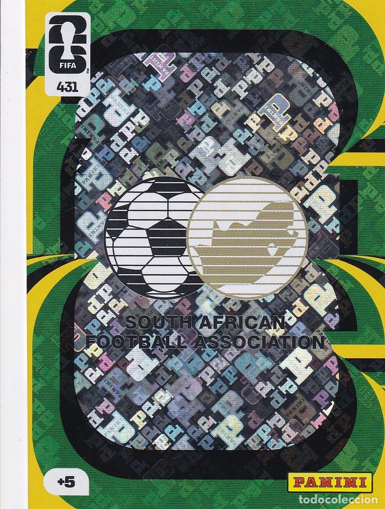 Cromos de f&uacute;tbol: Adrenalyn XL Fifa World Cup 2026 Mundial 26 N&ordm;431 Escudo Sudafrica