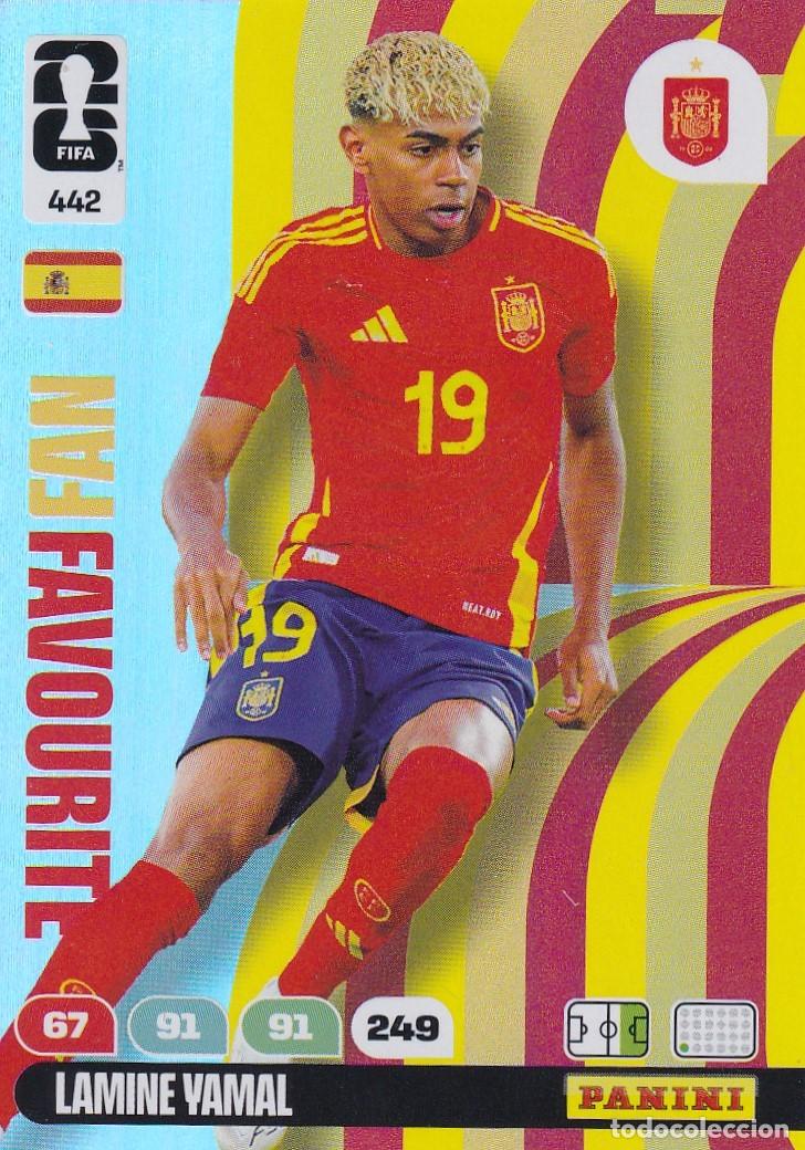 Cromos de f&uacute;tbol: Adrenalyn XL Fifa World Cup 2026 Mundial 26 N&ordm;442 Lamine Yamal