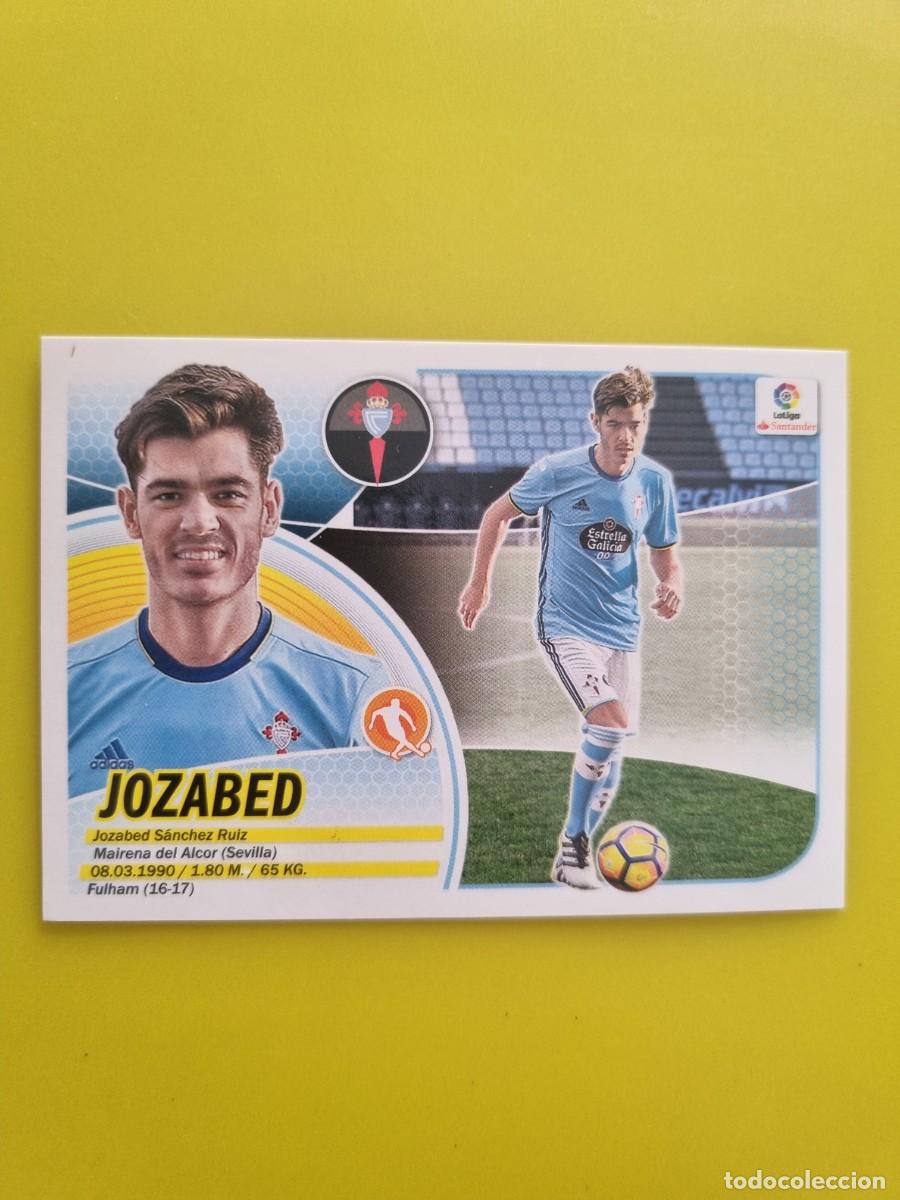 Cromos de f&uacute;tbol: MERCADO INVIERNO ACTUALIZACION ESTE 16 17 2016 2017 SIN PEGAR JOZABED CELTA DE VIGO N&ordm;7 AR926