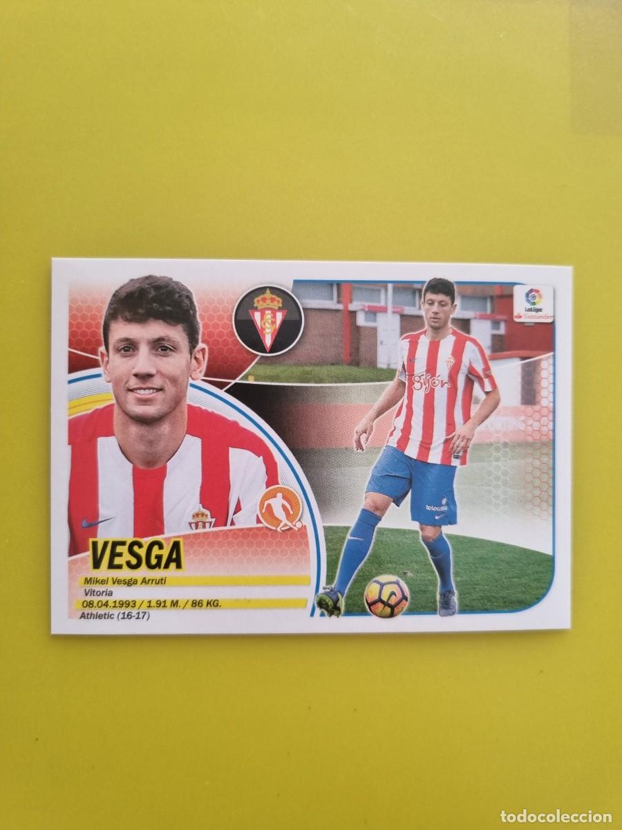Cromos de f&uacute;tbol: MERCADO INVIERNO ACTUALIZACION ESTE 16 17 2016 2017 SIN PEGAR VESGA SPORTING N&ordm;35 AR926