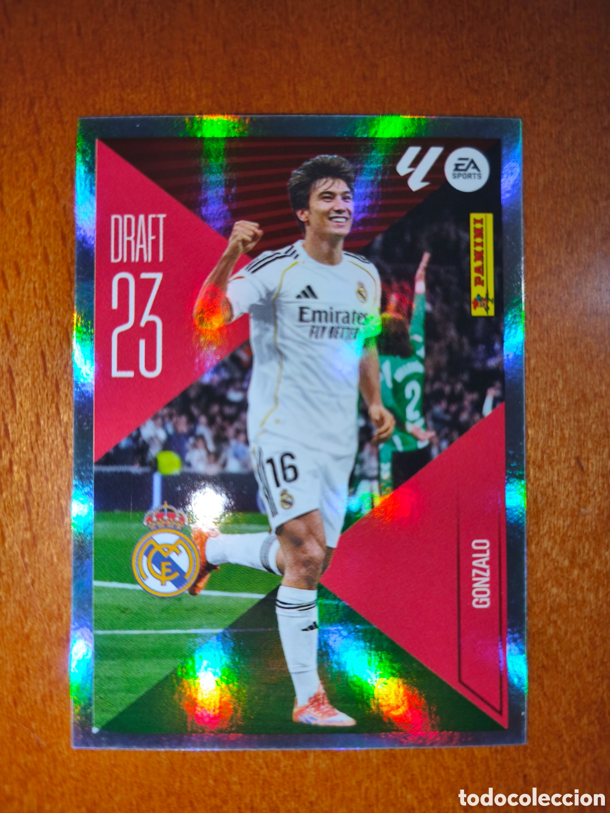 Cromos de f&uacute;tbol: Gonzalo n&deg;9 DRAFT 23 liga este 26/27 Real Madrid