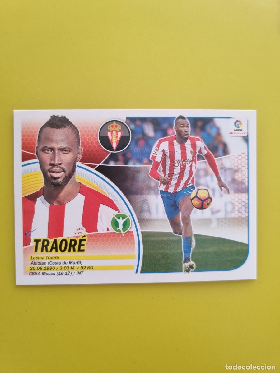 Cromos de f&uacute;tbol: MERCADO INVIERNO ACTUALIZACION ESTE 16 17 2016 2017 SIN PEGAR TRAORE SPORTING N&ordm;36 AR926
