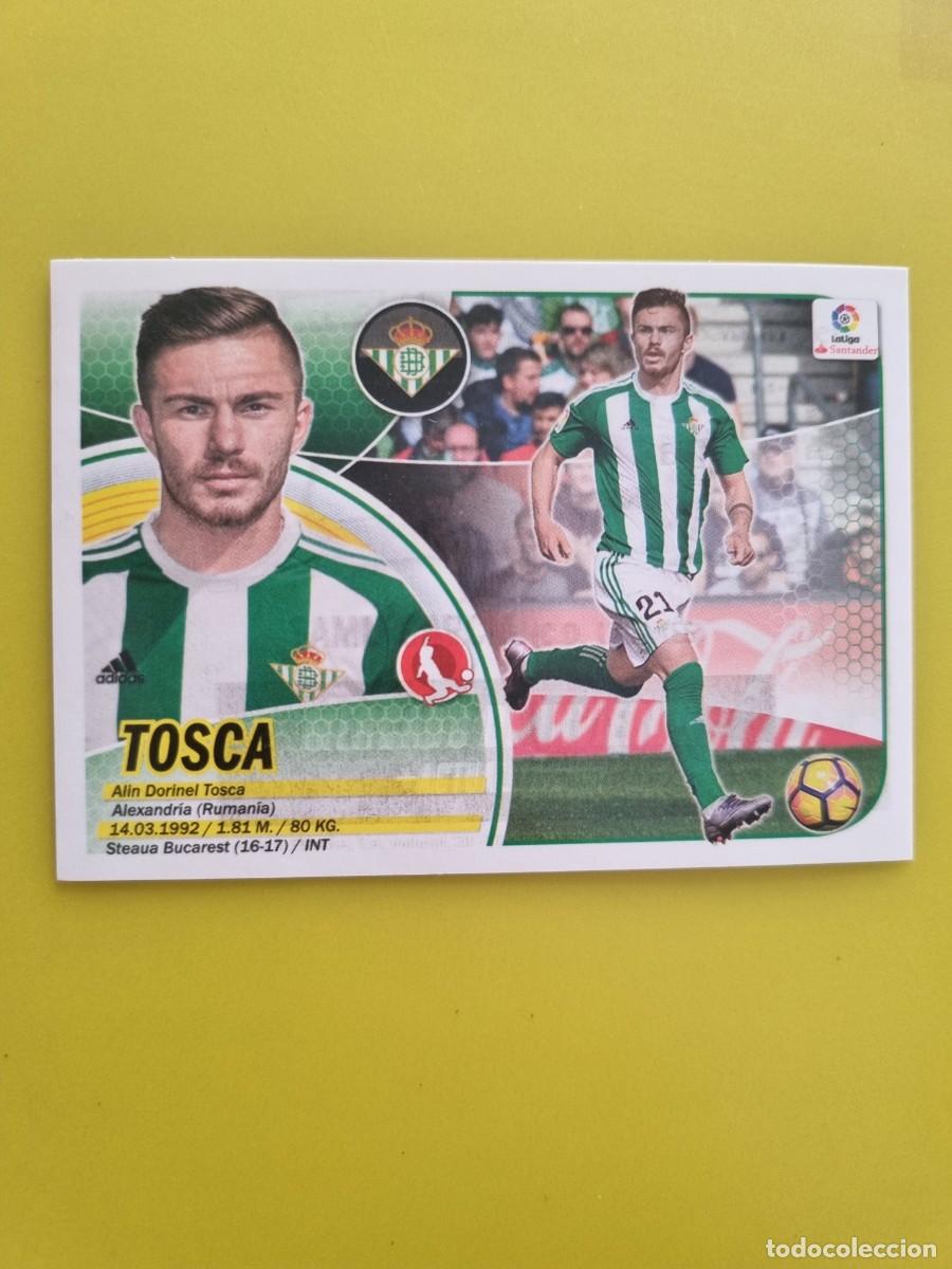 Cromos de f&uacute;tbol: MERCADO INVIERNO ACTUALIZACION ESTE 16 17 2016 2017 SIN PEGAR TOSCA REAL BETIS N&ordm;4 AR926
