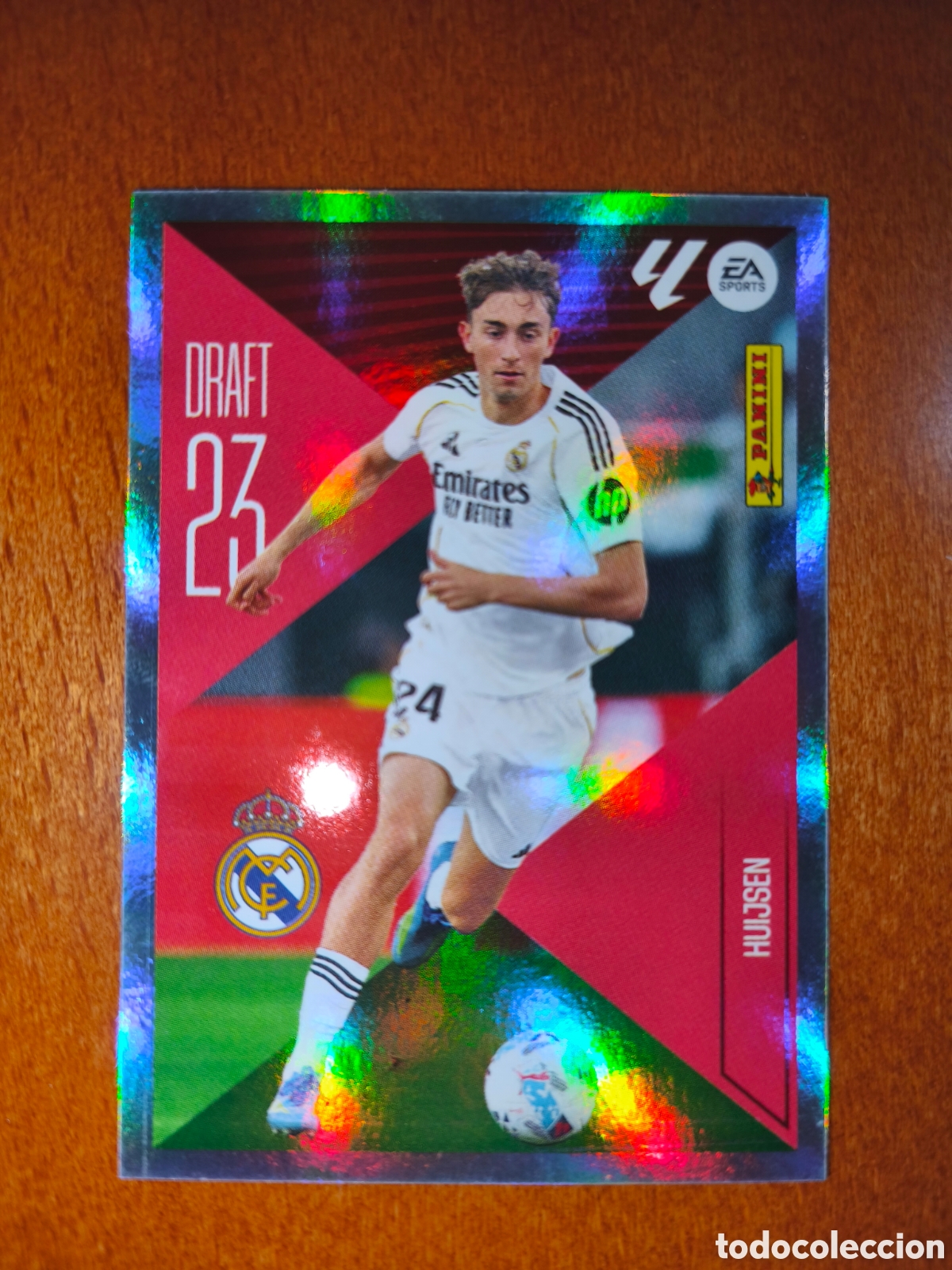 Cromos de f&uacute;tbol: Huijsen n&deg;10 DRAFT 23 liga este 26/27 Real Madrid
