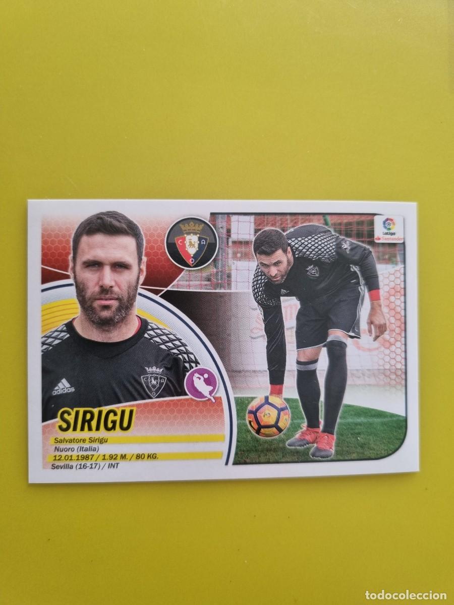 Cromos de f&uacute;tbol: MERCADO INVIERNO ACTUALIZACION ESTE 16 17 2016 2017 SIN PEGAR SIRIGU OSASUNA N&ordm;29 AR926