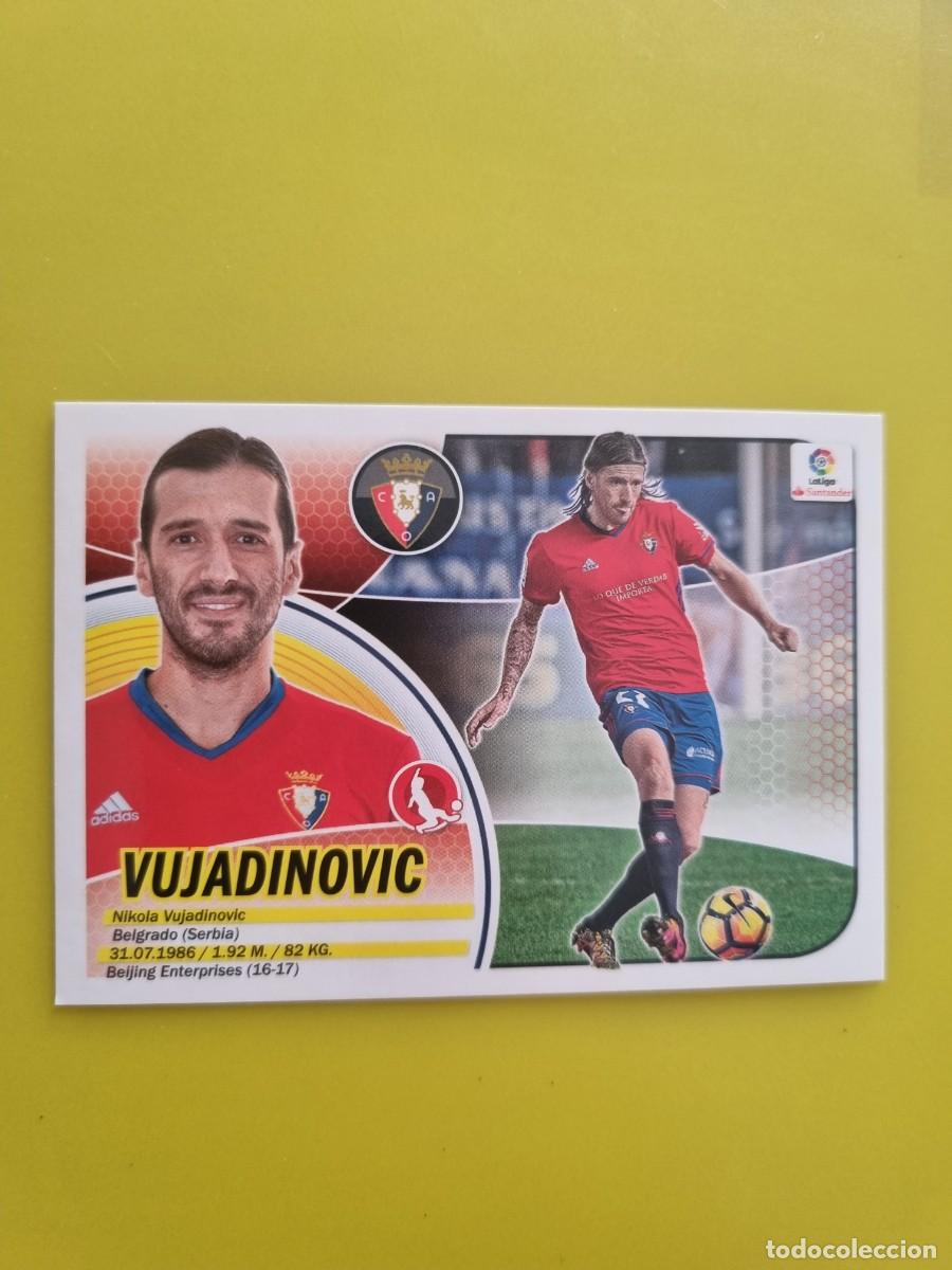 Cromos de f&uacute;tbol: MERCADO INVIERNO ACTUALIZACION ESTE 16 17 2016 2017 SIN PEGAR VUJADINOVIC OSASUNA N&ordm;30 AR926