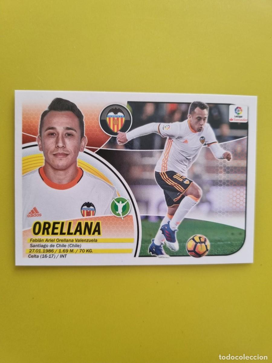 Cromos de f&uacute;tbol: MERCADO INVIERNO ACTUALIZACION ESTE 16 17 2016 2017 SIN PEGAR ORELLANA VALENCIA N&ordm;38 AR926