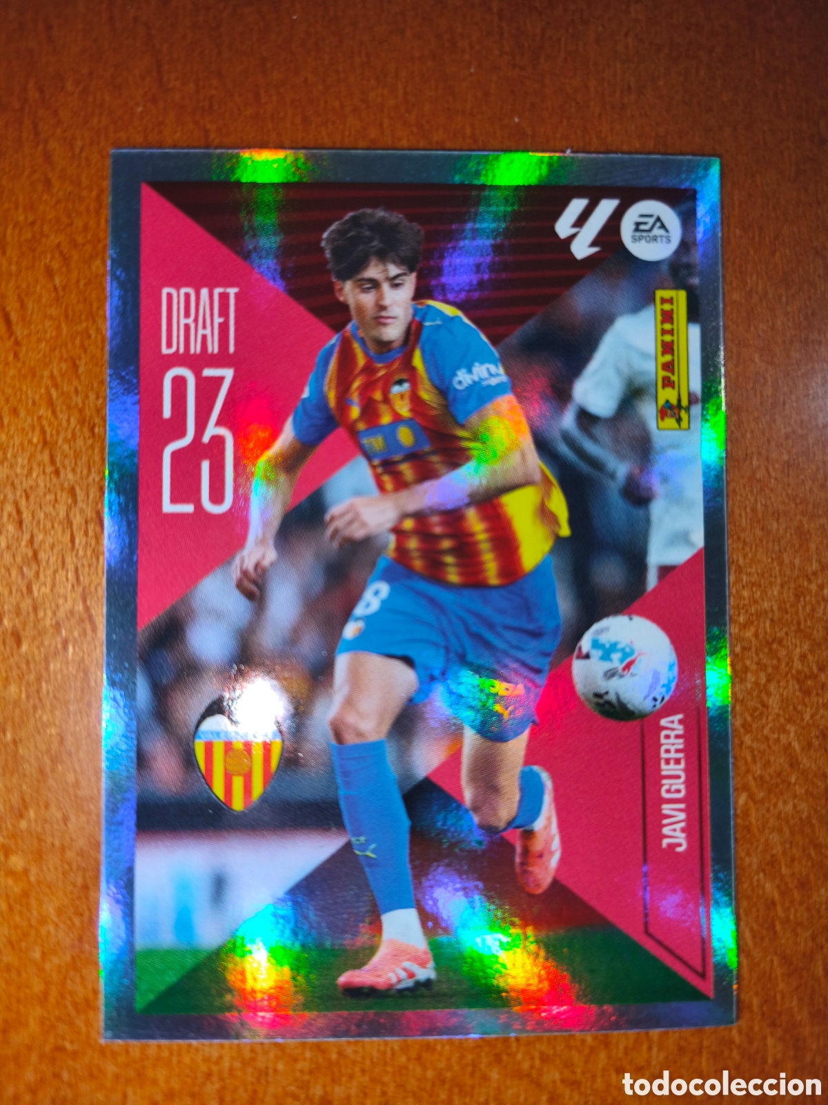 Cromos de f&uacute;tbol: Javi Guerra n&deg;12 DRAFT 23 liga este 26/27 Valencia