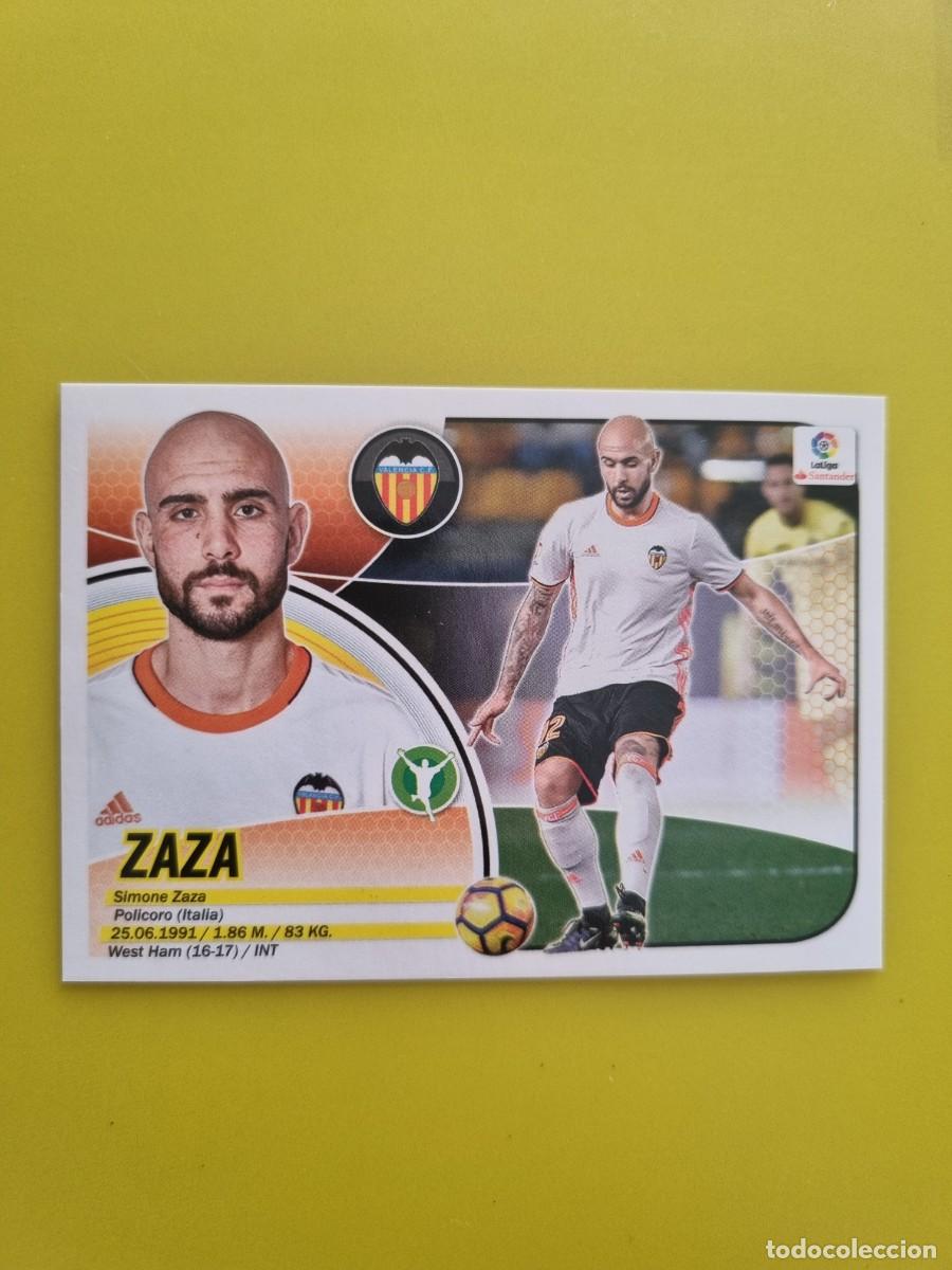 Cromos de f&uacute;tbol: MERCADO INVIERNO ACTUALIZACION ESTE 16 17 2016 2017 SIN PEGAR ZAZA VALENCIA N&ordm;39 AR926