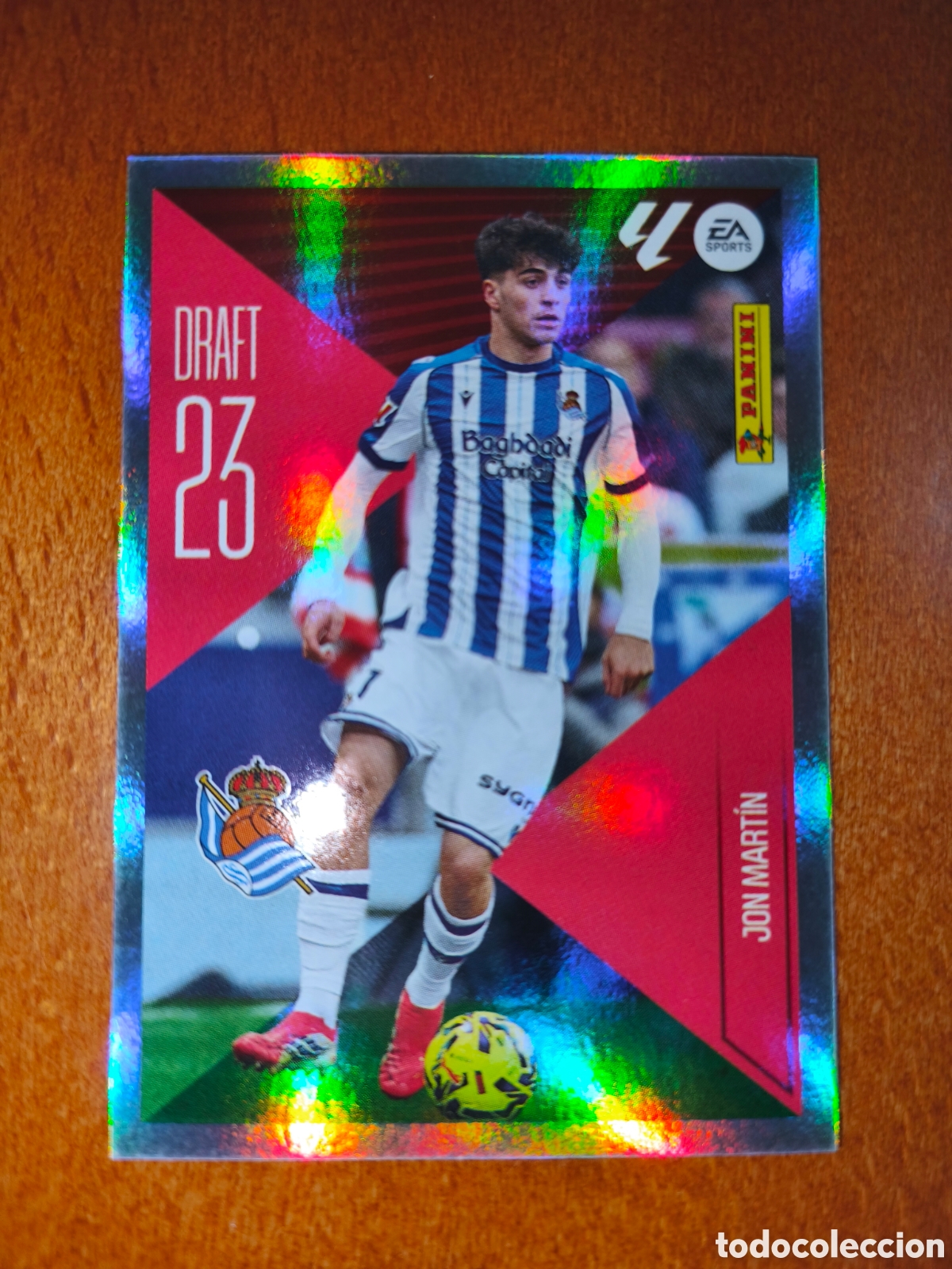 Cromos de f&uacute;tbol: Jon Mart&iacute;n n&deg;13 DRAFT 23 liga este 26/27 Real Sociedad