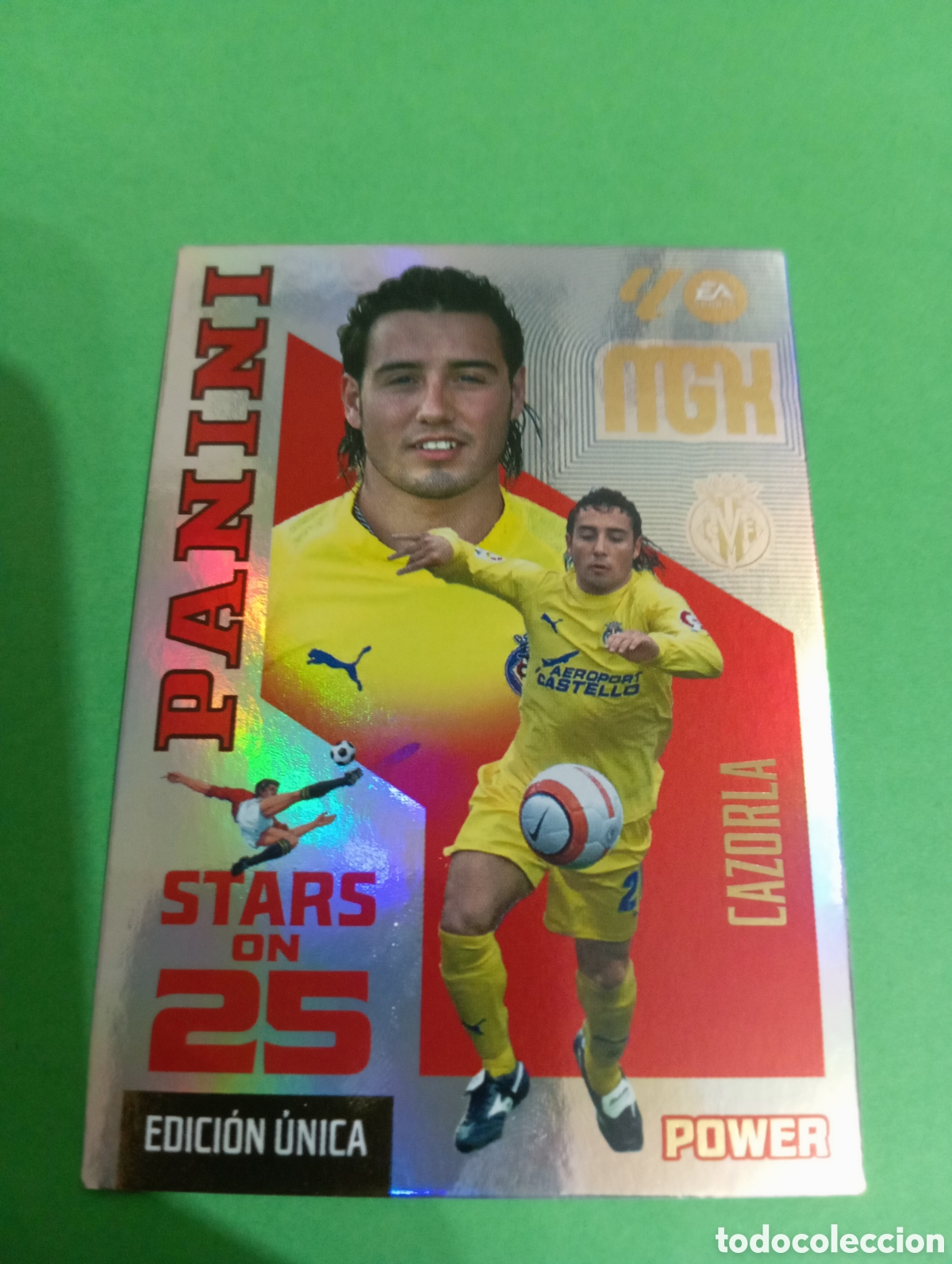Cromos de f&uacute;tbol: Cazorla Villarreal STARS ON 25 n&deg;438P / PANINI MEGACRACKS 2026/2027