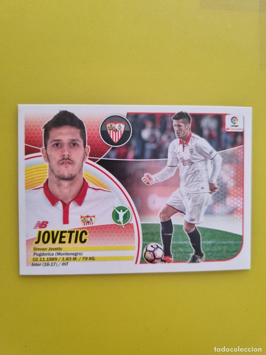 Cromos de f&uacute;tbol: MERCADO INVIERNO ACTUALIZACION ESTE 16 17 2016 2017 SIN PEGAR JOVETIC SEVILLA N&ordm;34 AR926
