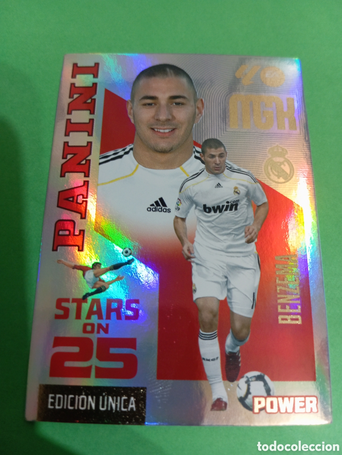 Cromos de f&uacute;tbol: Benzema Real Madrid STARS ON 25 n&deg;441P / PANINI MEGACRACKS 2026/2027