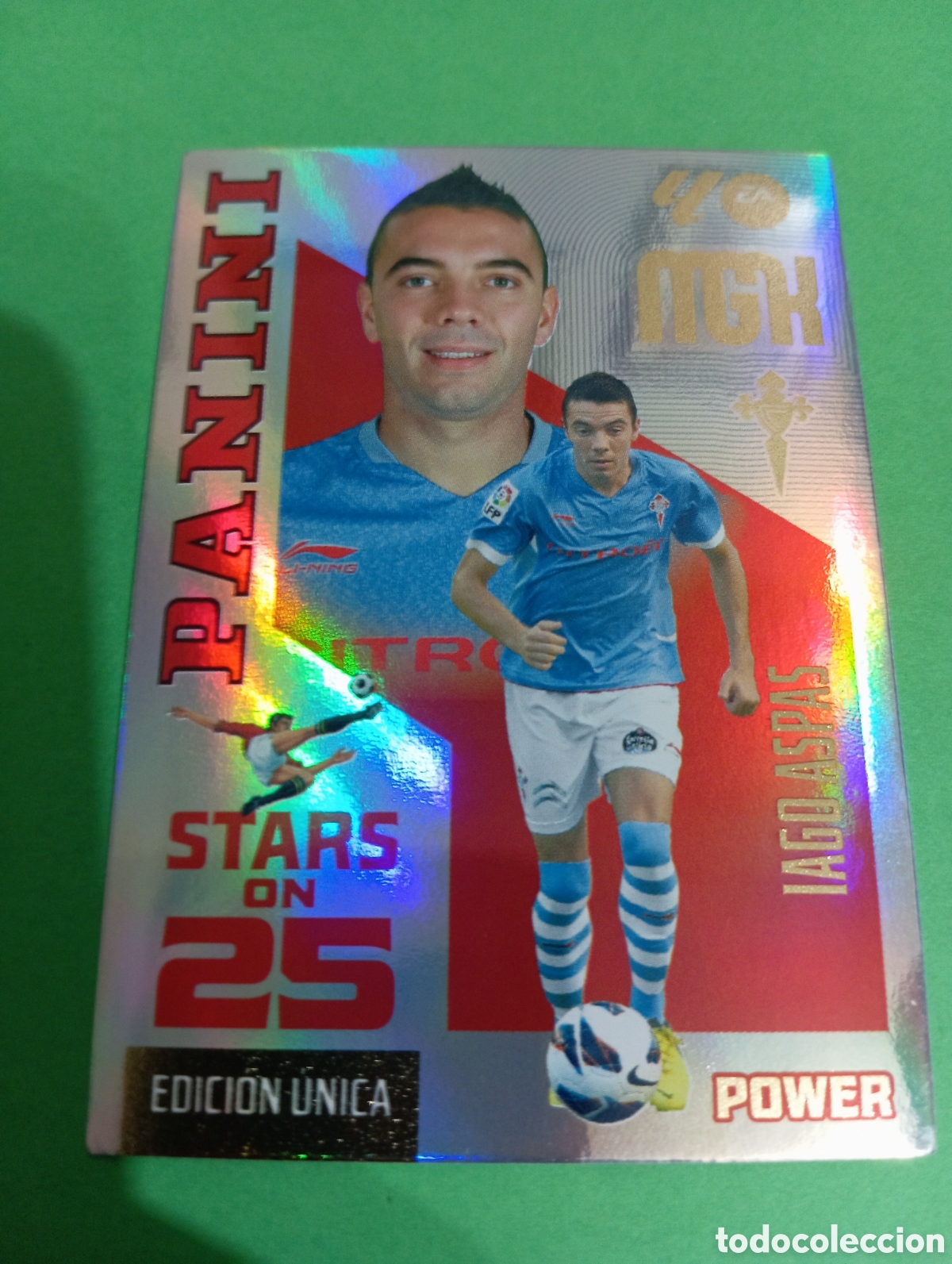 Cromos de f&uacute;tbol: Iago Aspas Celta de Vigo STARS ON 25 n&deg;444P / PANINI MEGACRACKS 2026/2027