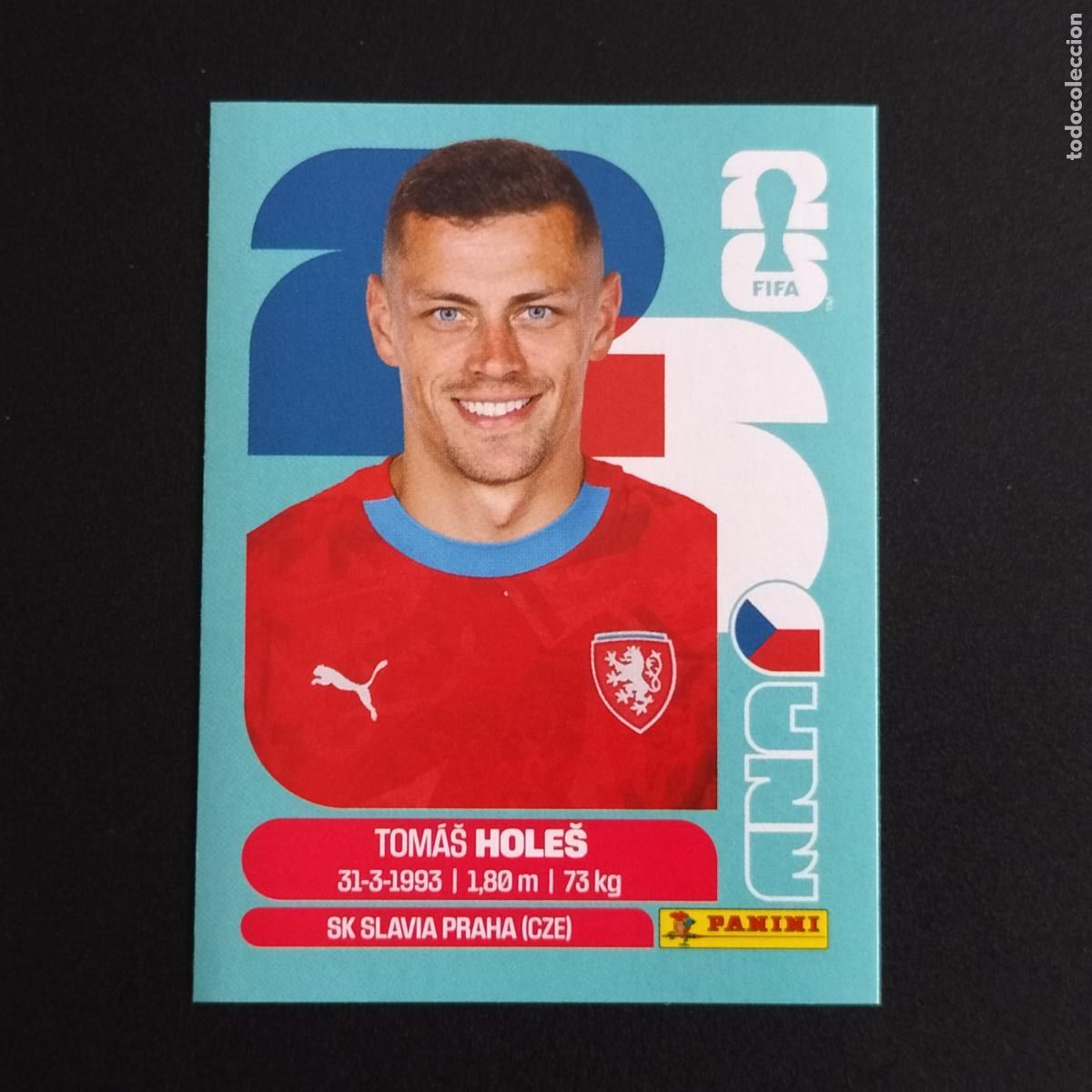 Cromos de f&uacute;tbol: CZE 7 TOMAS HOLES REPUBLICA CHECA CROMOS STICKER MUNDIAL 26 2026 FIFA WORLD CUP PANINI