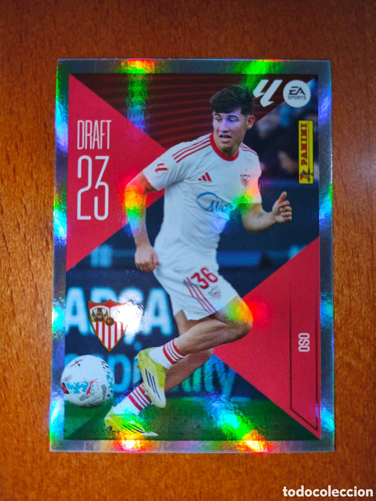 Cromos de f&uacute;tbol: Oso n&deg;17 DRAFT 23 liga este 26/27 Sevilla