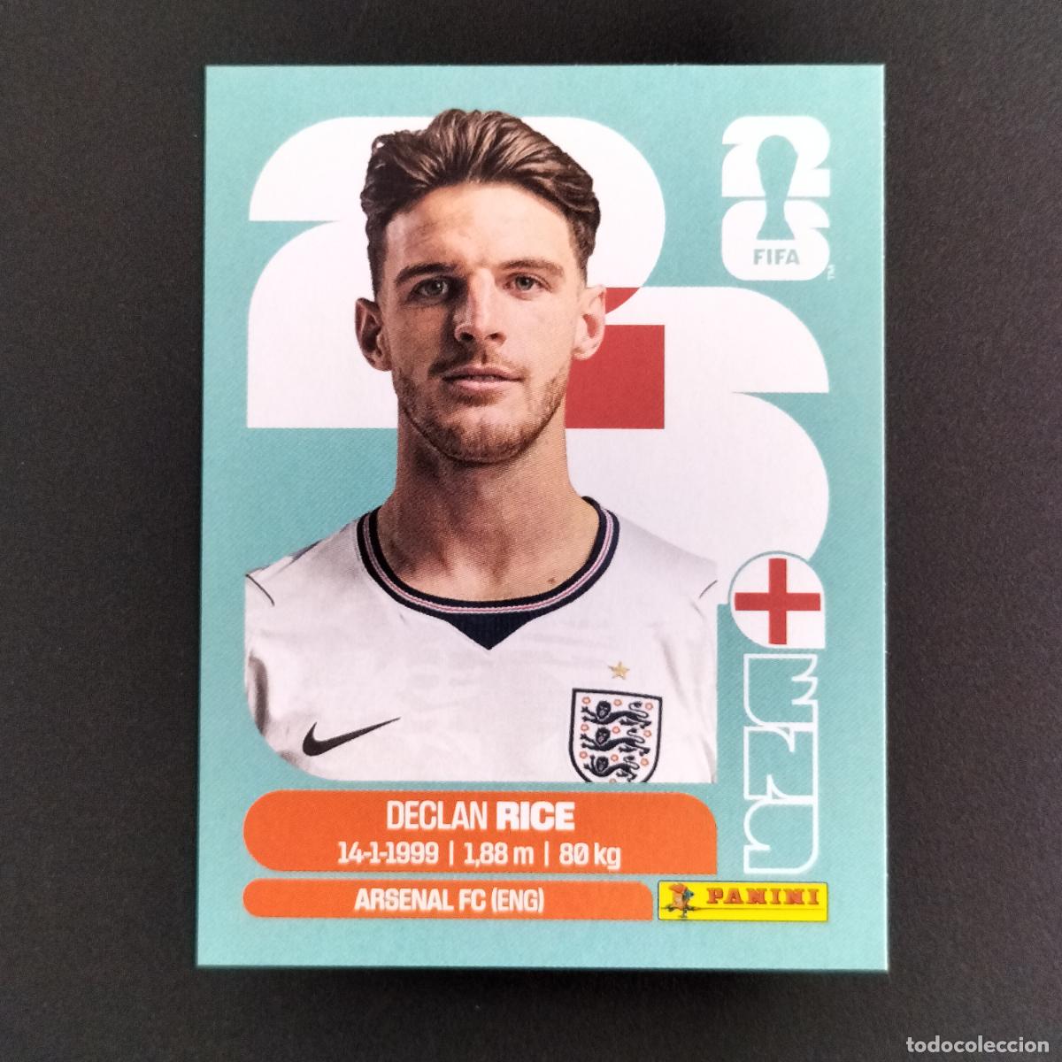 Cromos de f&uacute;tbol: ENG 10 DECLAN RICE INGLATERRA CROMOS STICKER MUNDIAL 26 2026 FIFA WORLD CUP PANINI