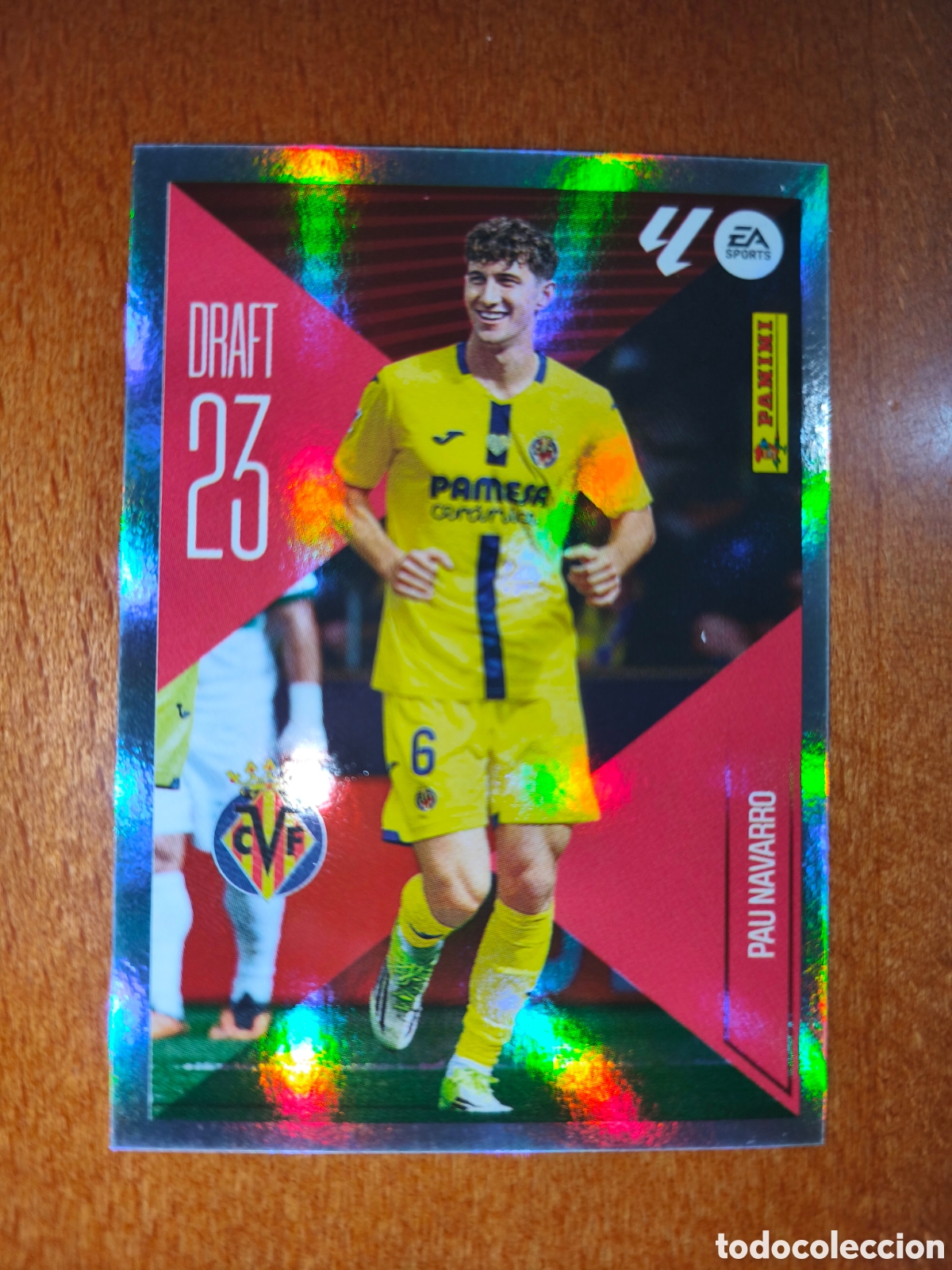 Cromos de f&uacute;tbol: Pau Navarro n&deg;18 DRAFT 23 liga este 26/27 Villarreal