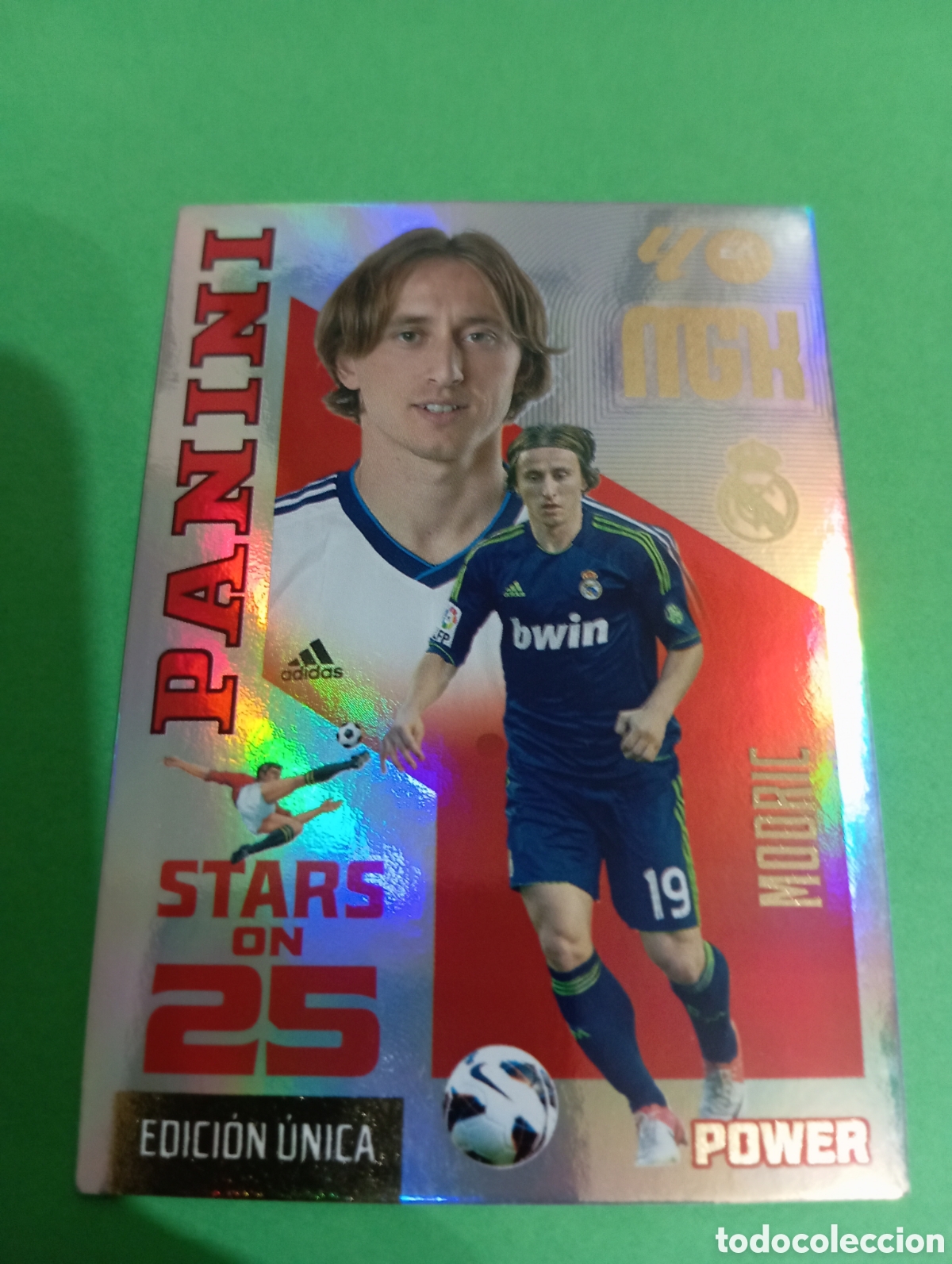 Cromos de f&uacute;tbol: Modric Real Madrid STARS ON 25 n&deg;445P / PANINI MEGACRACKS 2026/2027