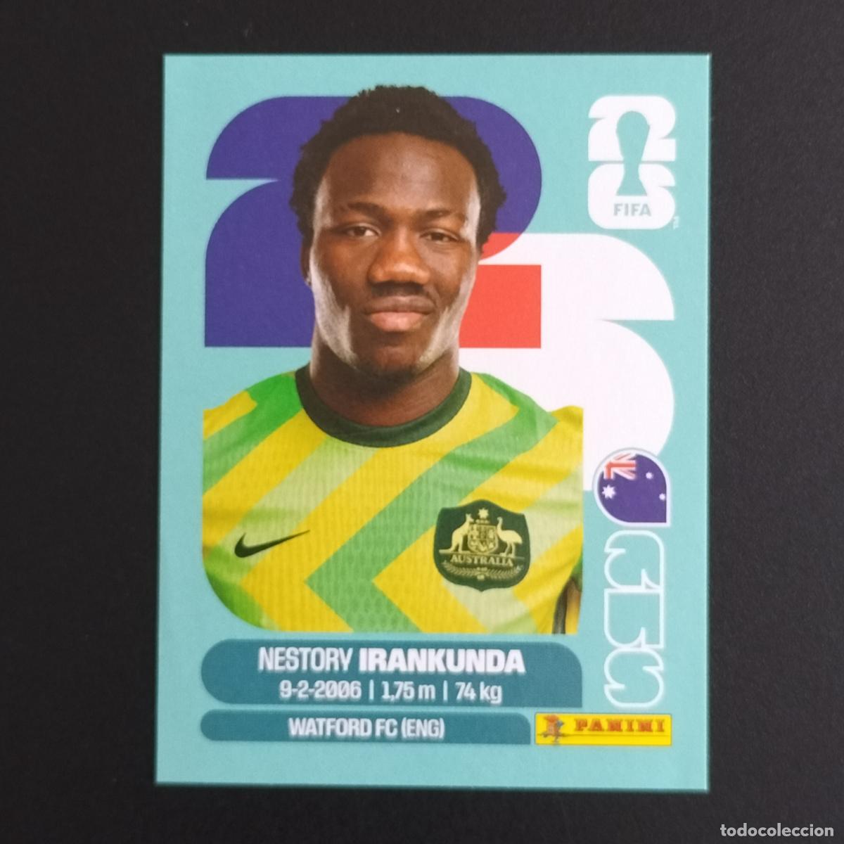 Cromos de f&uacute;tbol: AUS 19 NESTORY IRANKUNDA AUSTRALIA CROMOS STICKER MUNDIAL 26 2026 FIFA WORLD CUP PANINI