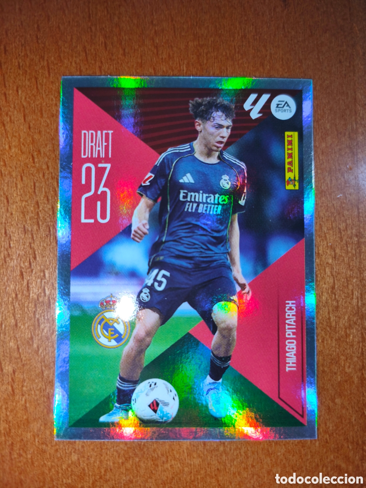 Cromos de f&uacute;tbol: Thiago Pitarch n&deg;22 DRAFT 23 liga este 26/27 Real Madrid