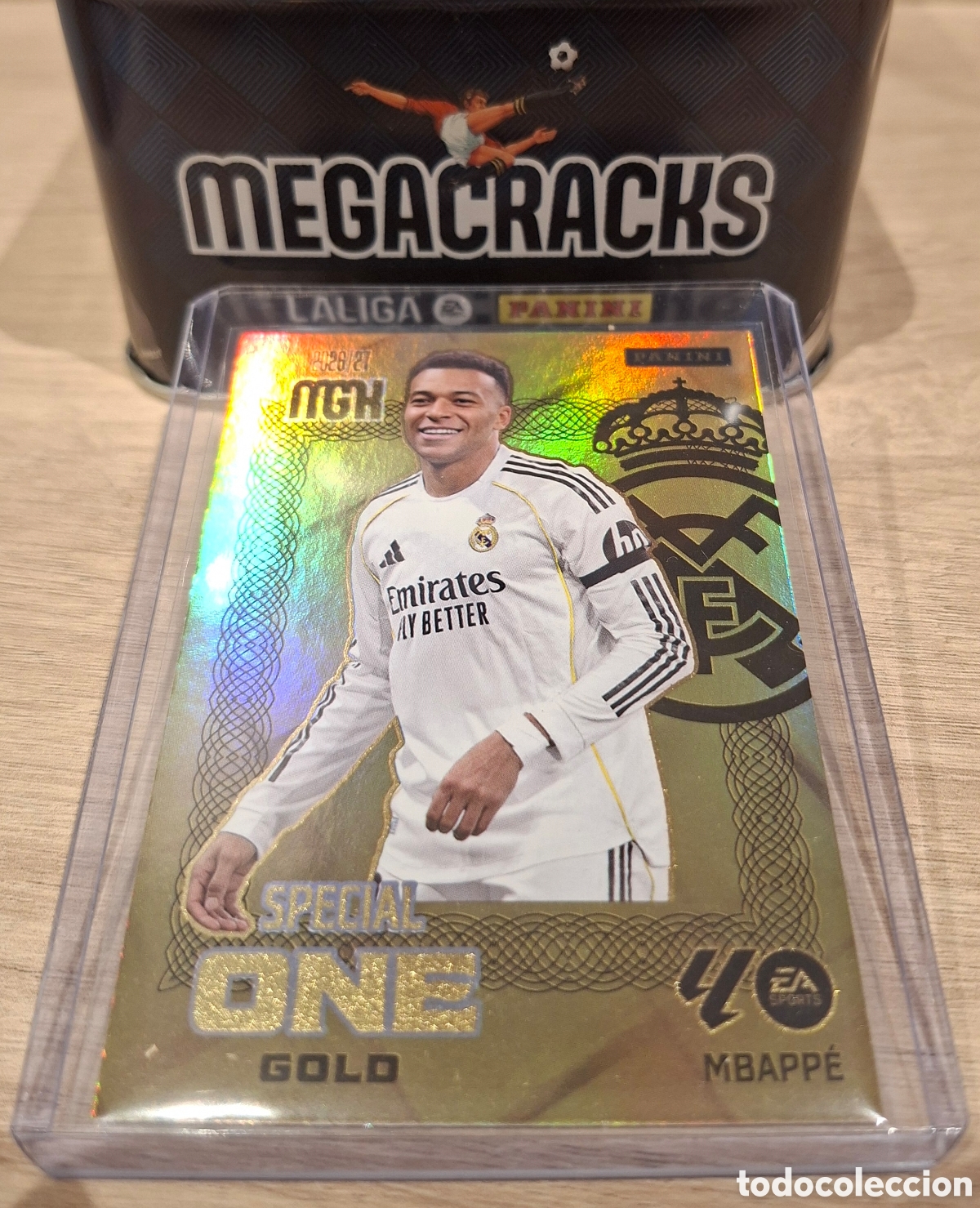Cromos de f&uacute;tbol: Mbapp&eacute; Special one gold mgk 2026/27