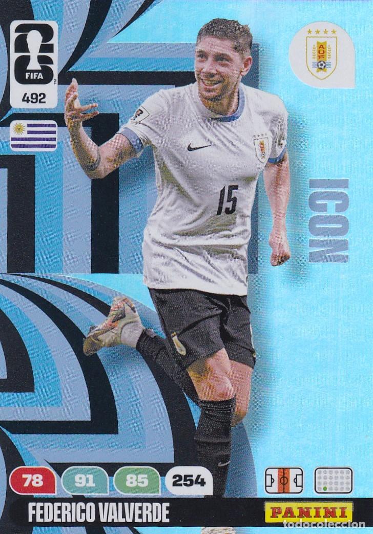 Cromos de f&uacute;tbol: Adrenalyn XL Fifa World Cup 2026 Mundial 26 N&ordm;492 Federico Valverde