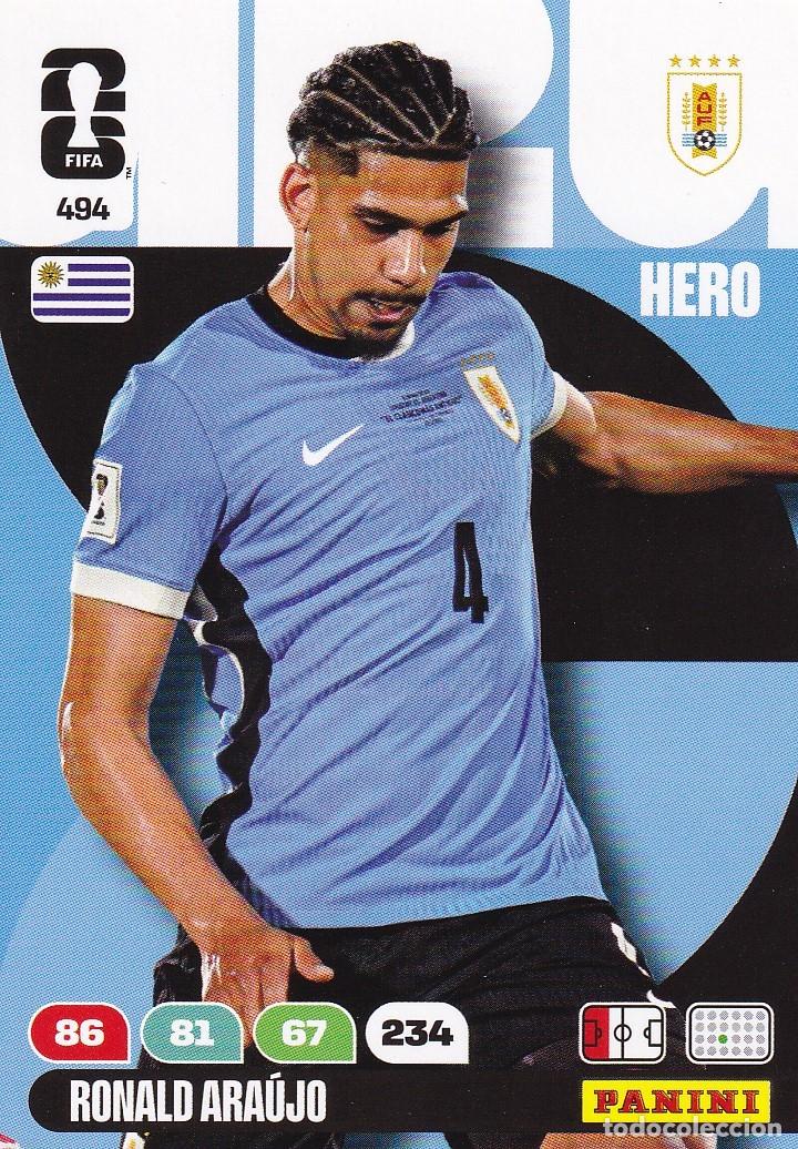Cromos de f&uacute;tbol: Adrenalyn XL Fifa World Cup 2026 Mundial 26 N&ordm;494Ronald Araujo
