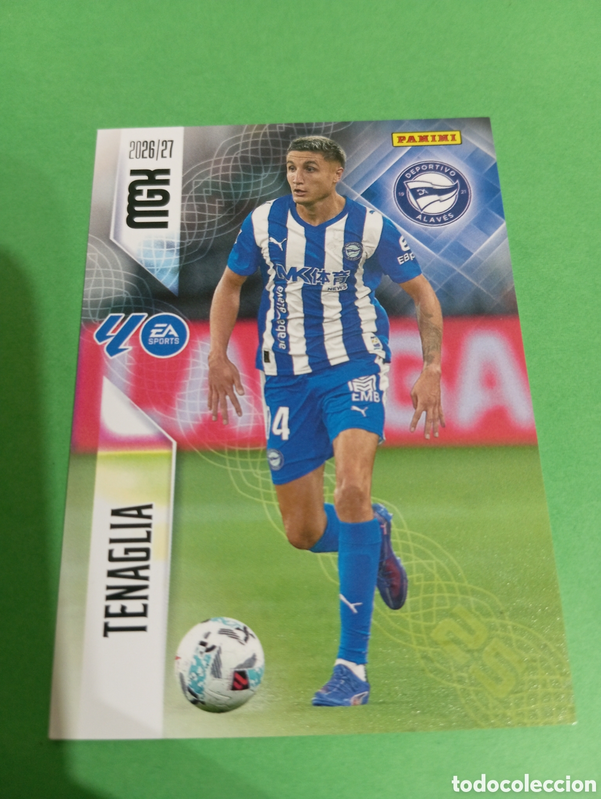 Cromos de f&uacute;tbol: Tenaglia Alav&eacute;s n&deg;23 / PANINI MEGACRACKS 2026/2027