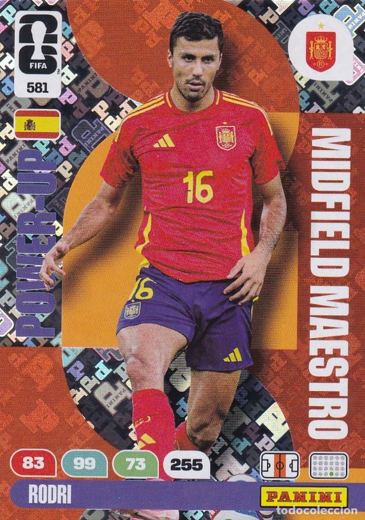 Cromos de f&uacute;tbol: Adrenalyn XL Fifa World Cup 2026 Mundial 26 N&ordm;581 Rodri