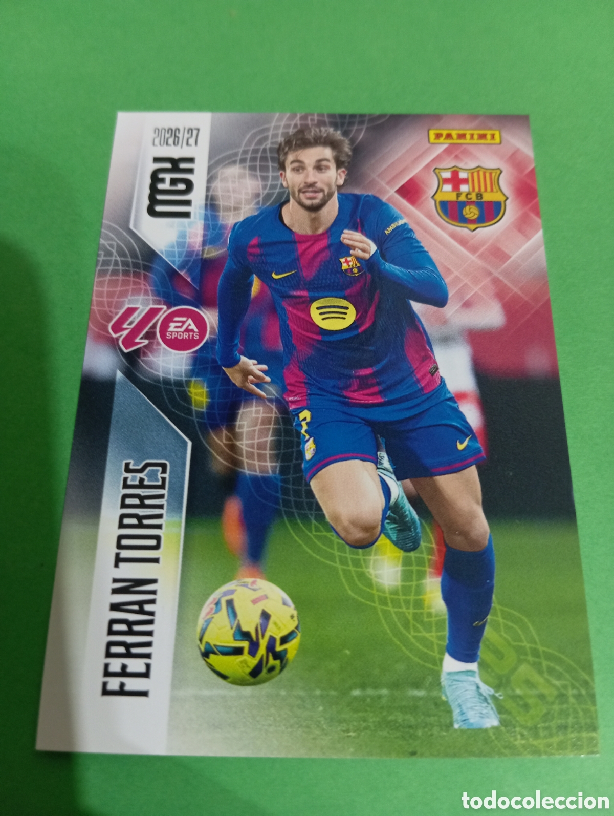 Fu&szlig;ball-Sticker: Ferran Torres Barcelona n&deg;90 / PANINI MEGACRACKS 2026/2027