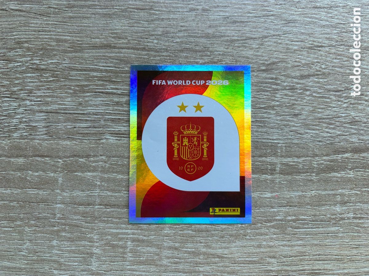 Football Stickers: ESP 1 BIS ESCUDO ACTUALIZACI&Oacute;N REVISTA JUG&Oacute;N ESPA&Ntilde;A PANINI FIFA WORLD CUP 2026 ESPA&Ntilde;A SELECCI&Oacute;N
